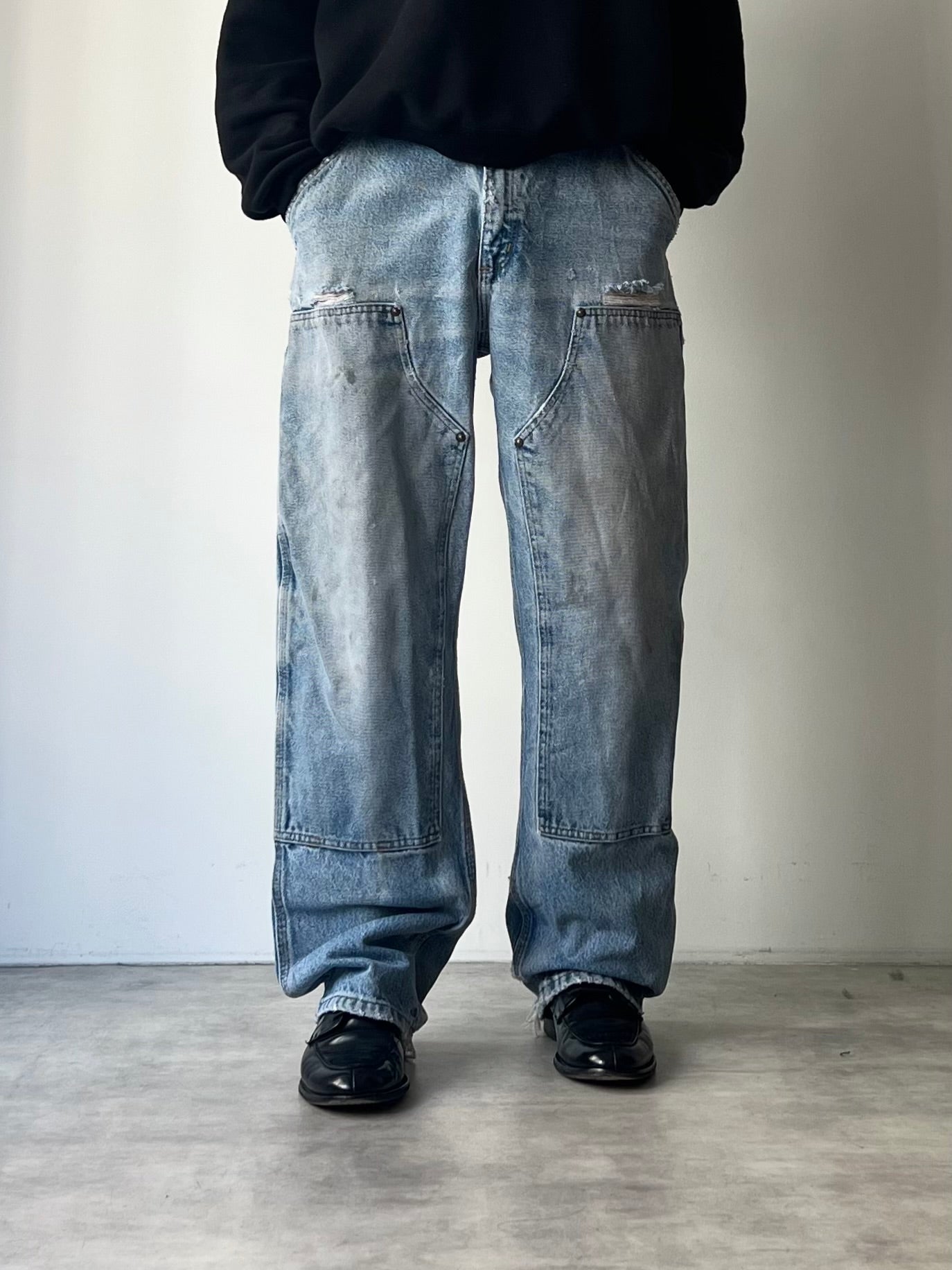 00's carhartt double knee denim painter pants