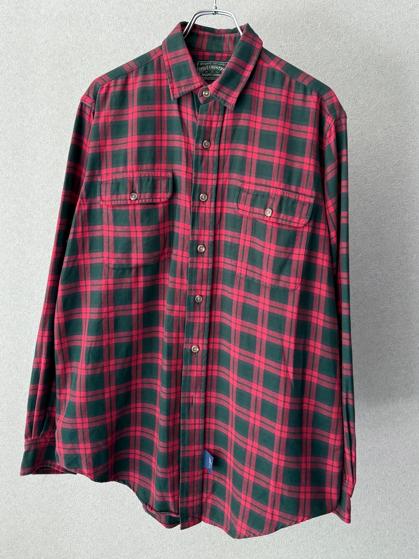80's〜 POLO COUNTRY flannel shirt