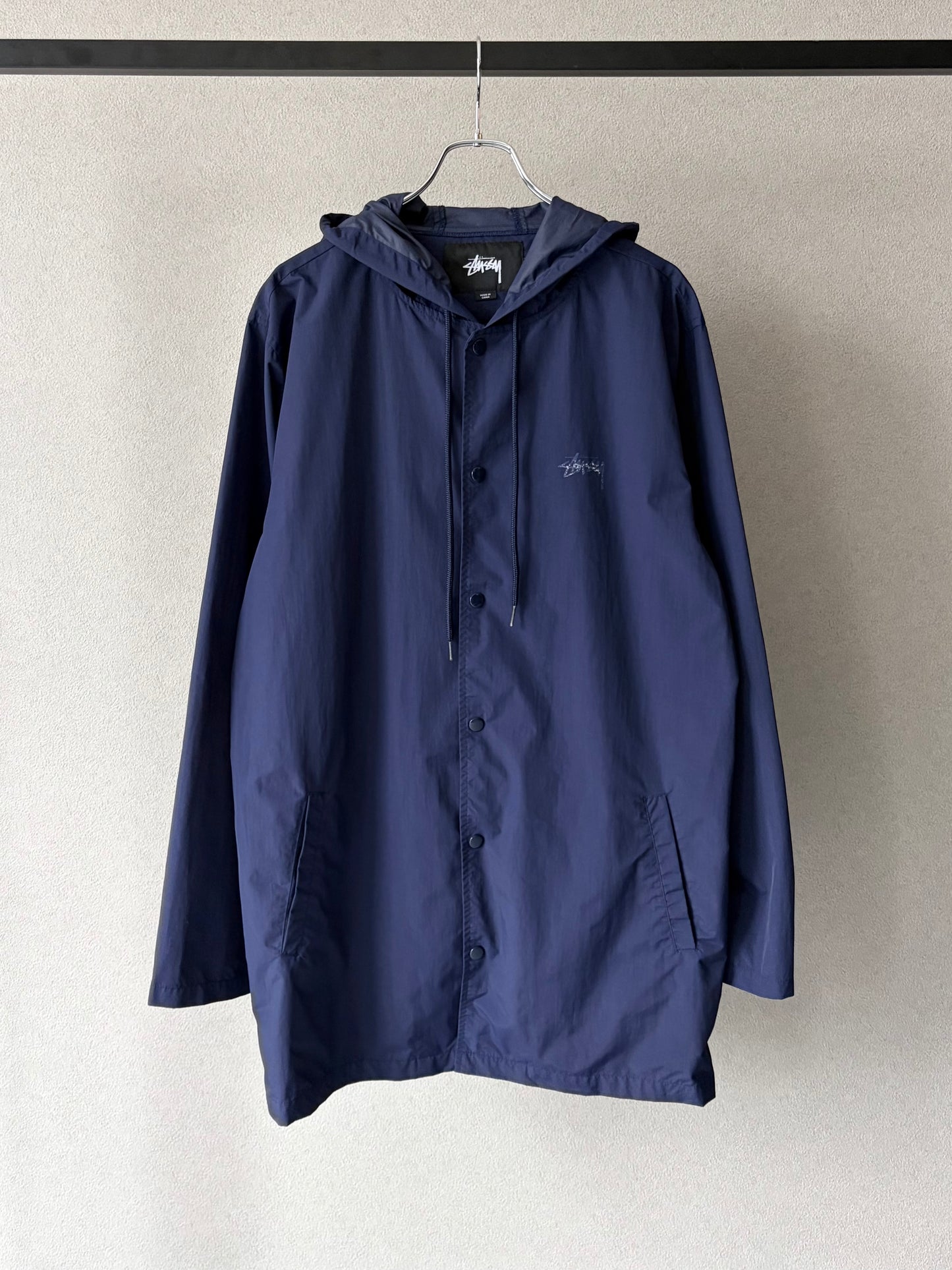 stussy nylon coat