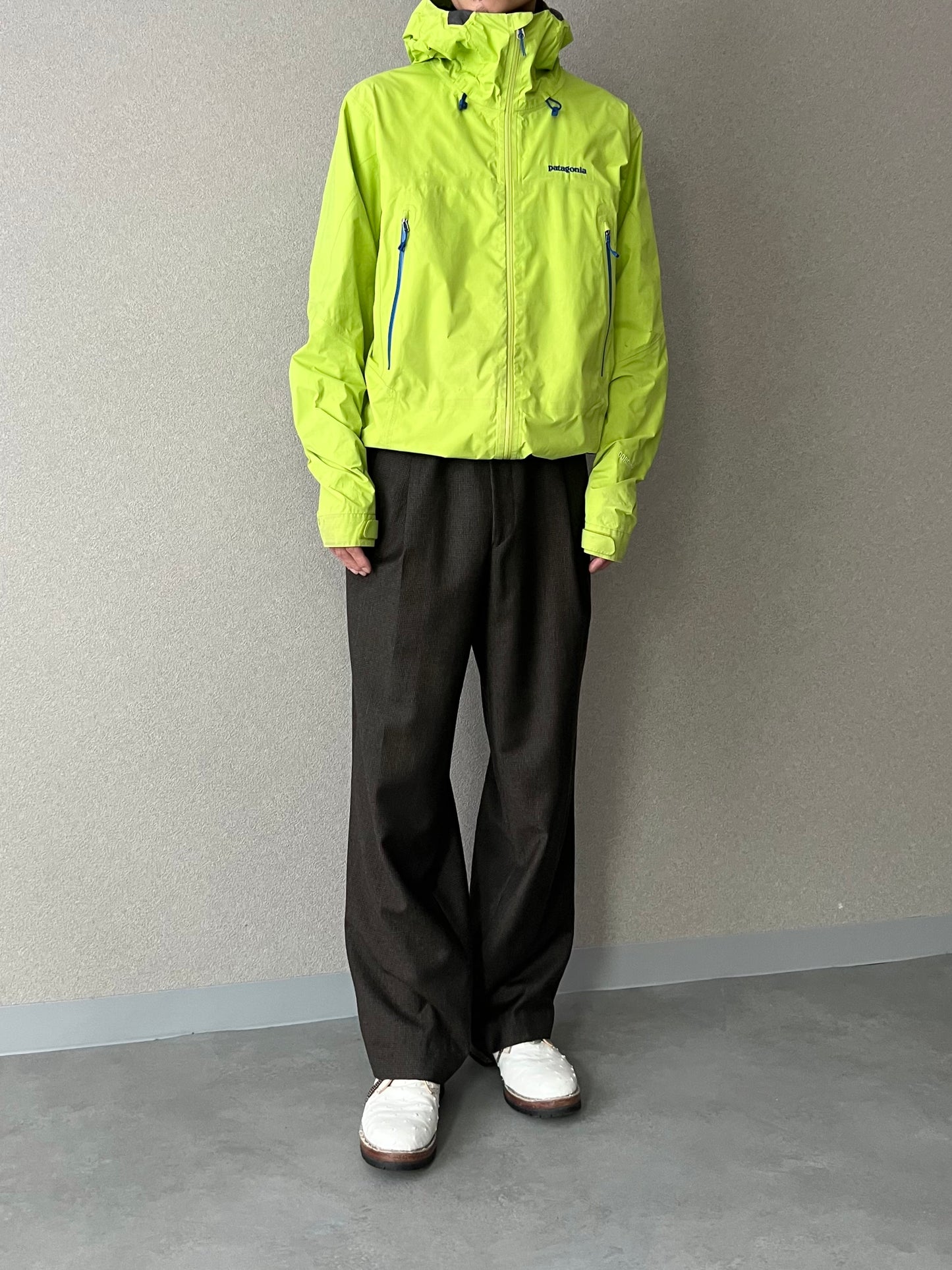 00's Santorelli wool flannel slacks "Made in ITALY"