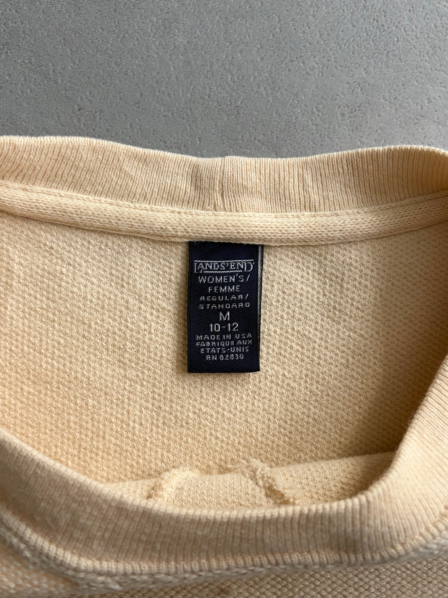 90's LANDS'END kanoko sweater "Made in USA"