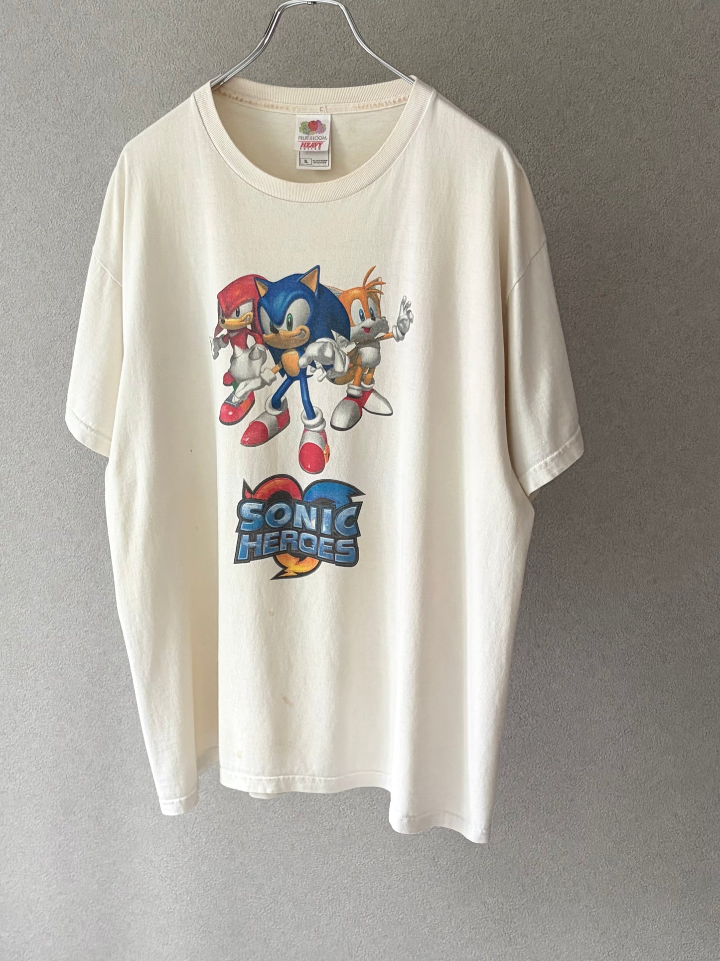 00's SONIC HEROES print t-shirt