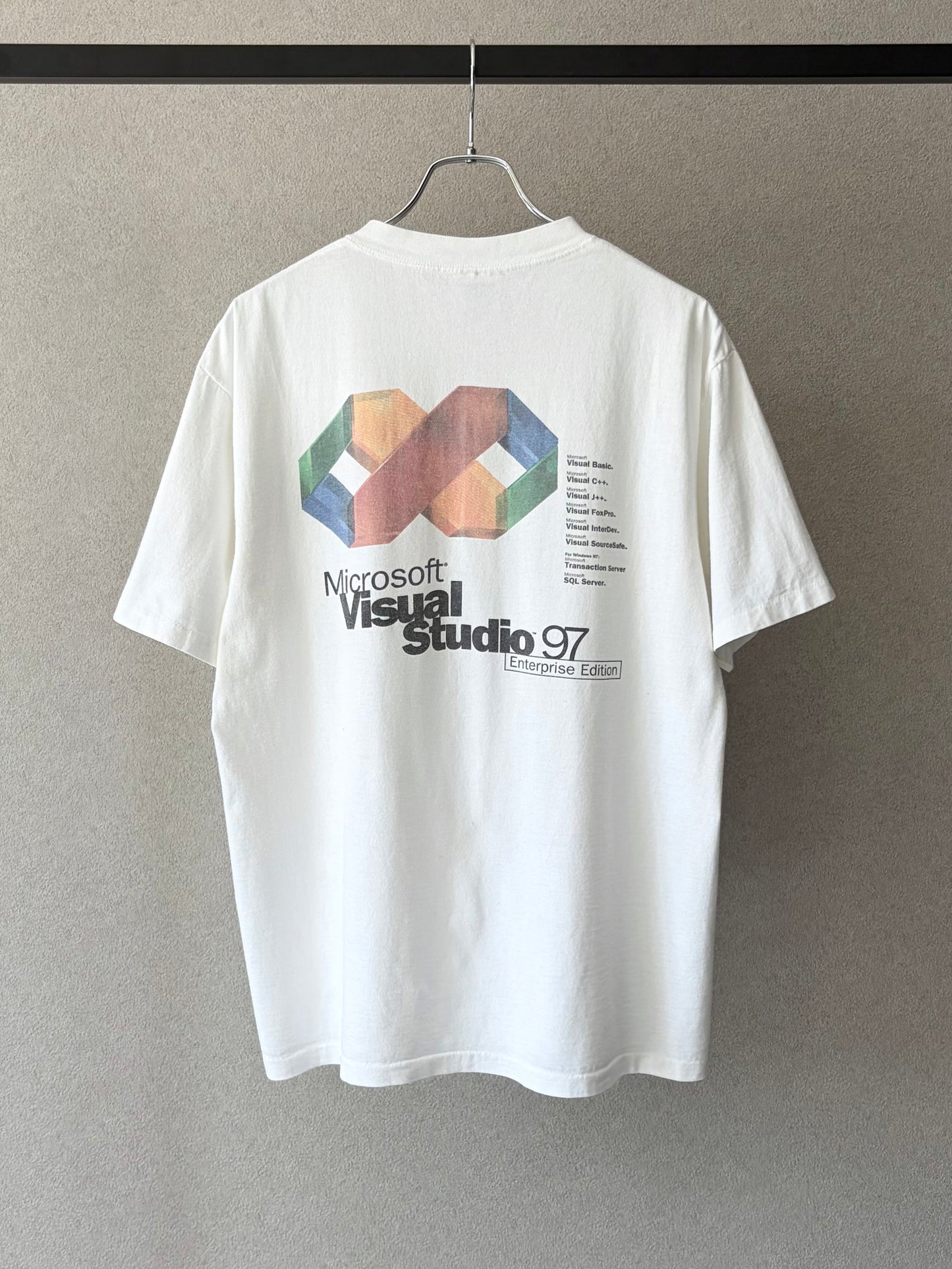 90's Microsoft print t-shirt "Made in USA"