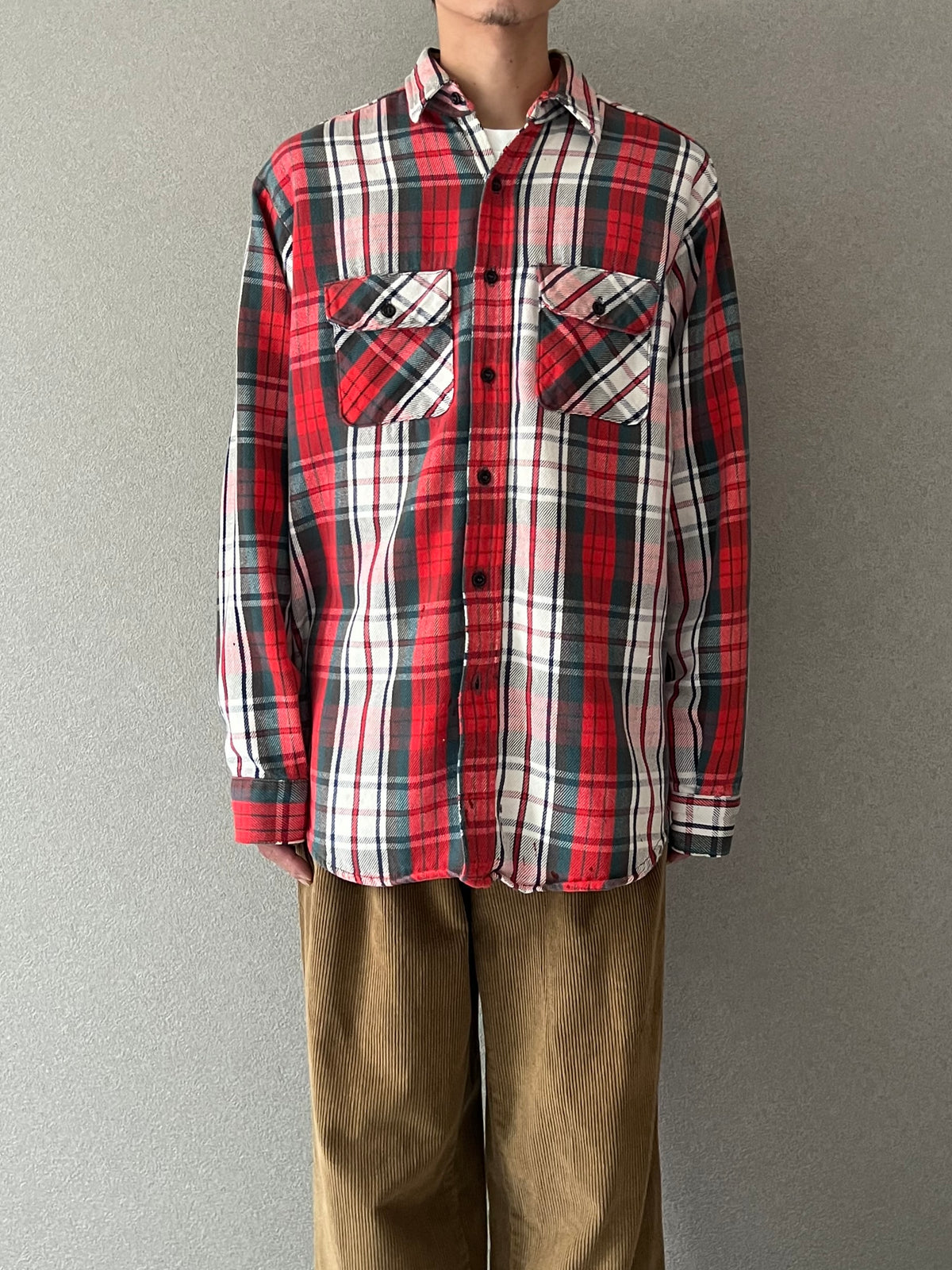 70's〜 FIVE BROTHER flannel shirt "Made in USA"