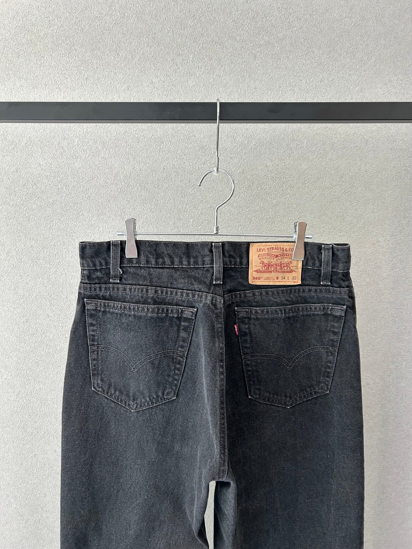90's Levi's 560 denim pants "Made in USA"