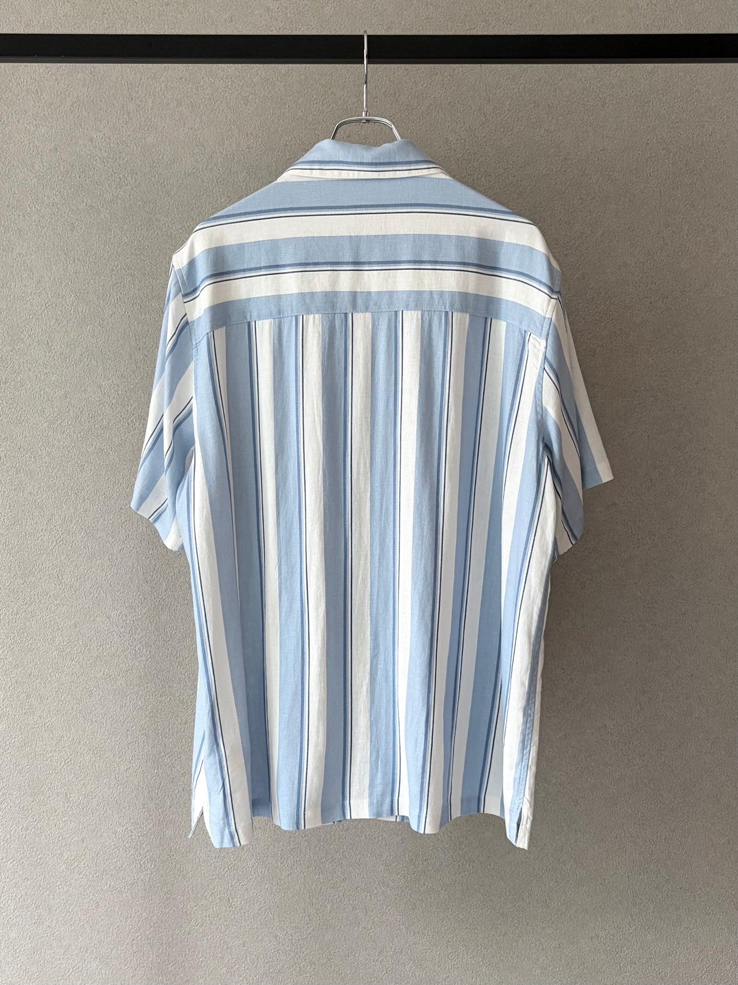 00's GAP linen×rayon  open collar shirt