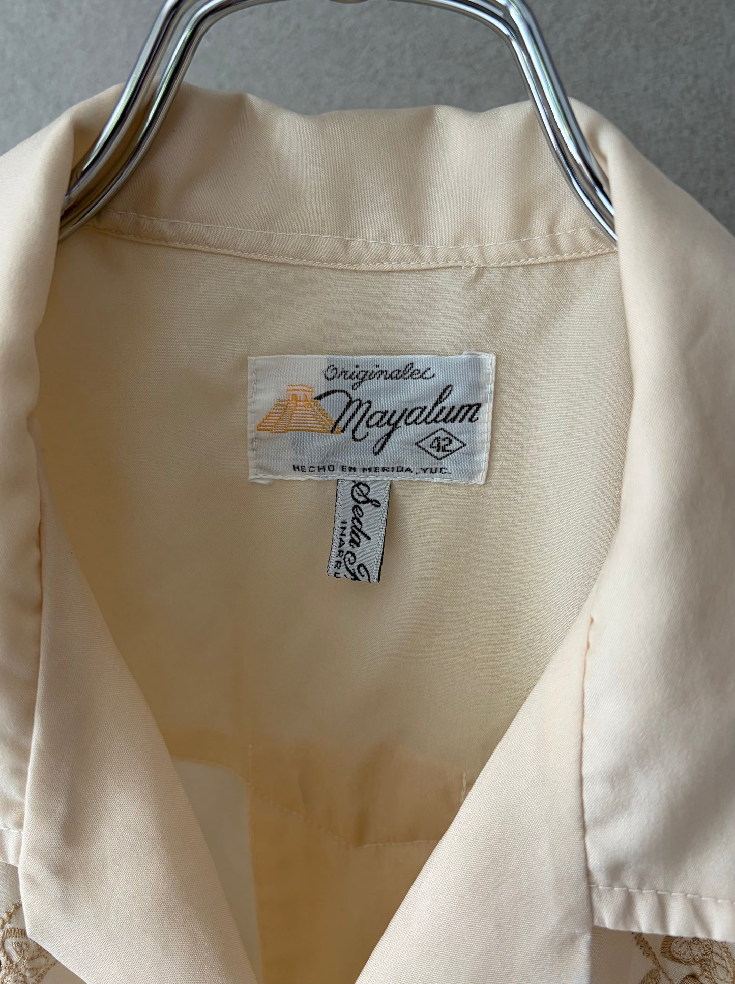 80's Mayalan L/S guayabera shirt
