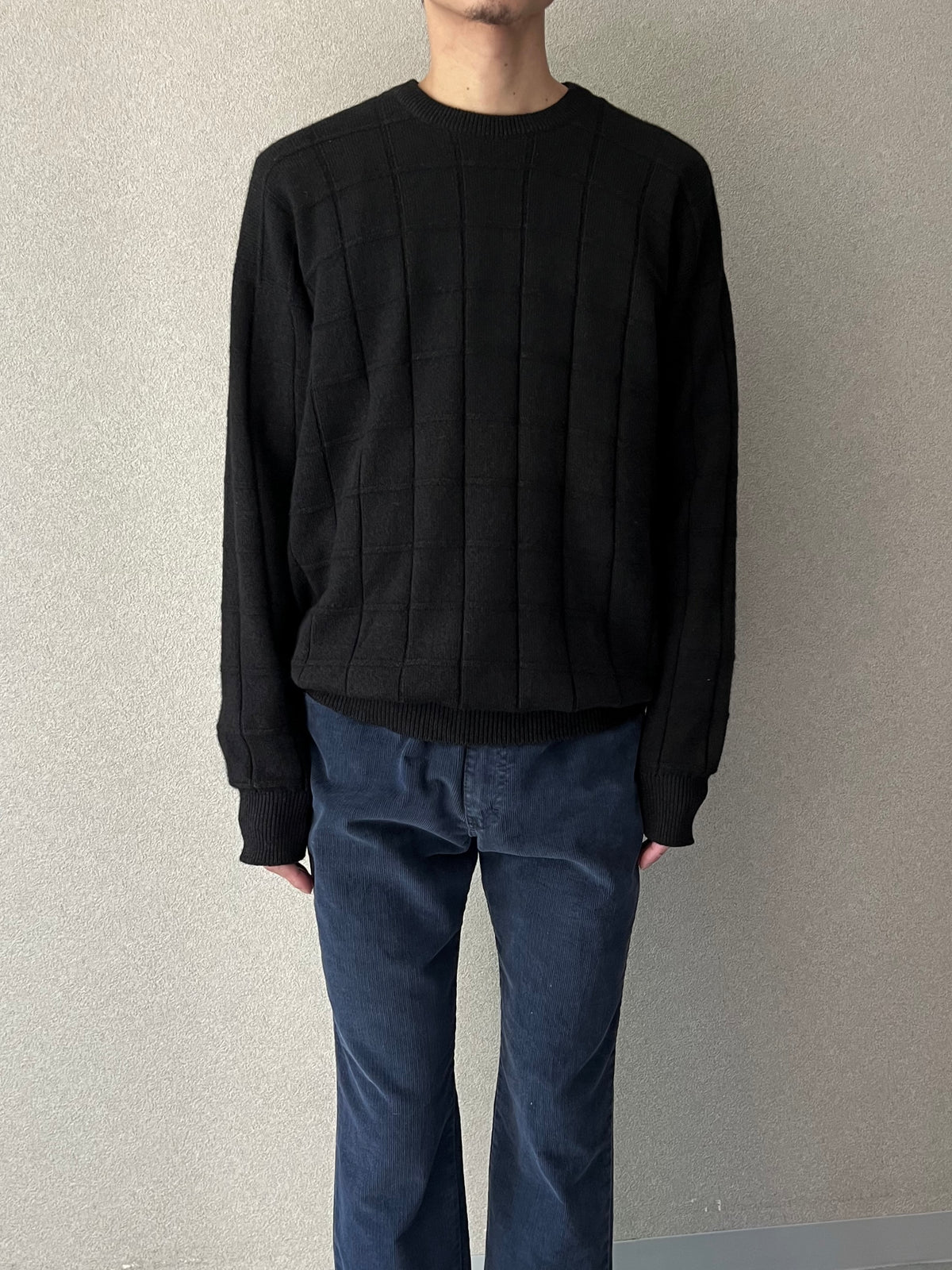 90's Neiman Marcus cashmere knit sweater "Made in SCOTLAND"