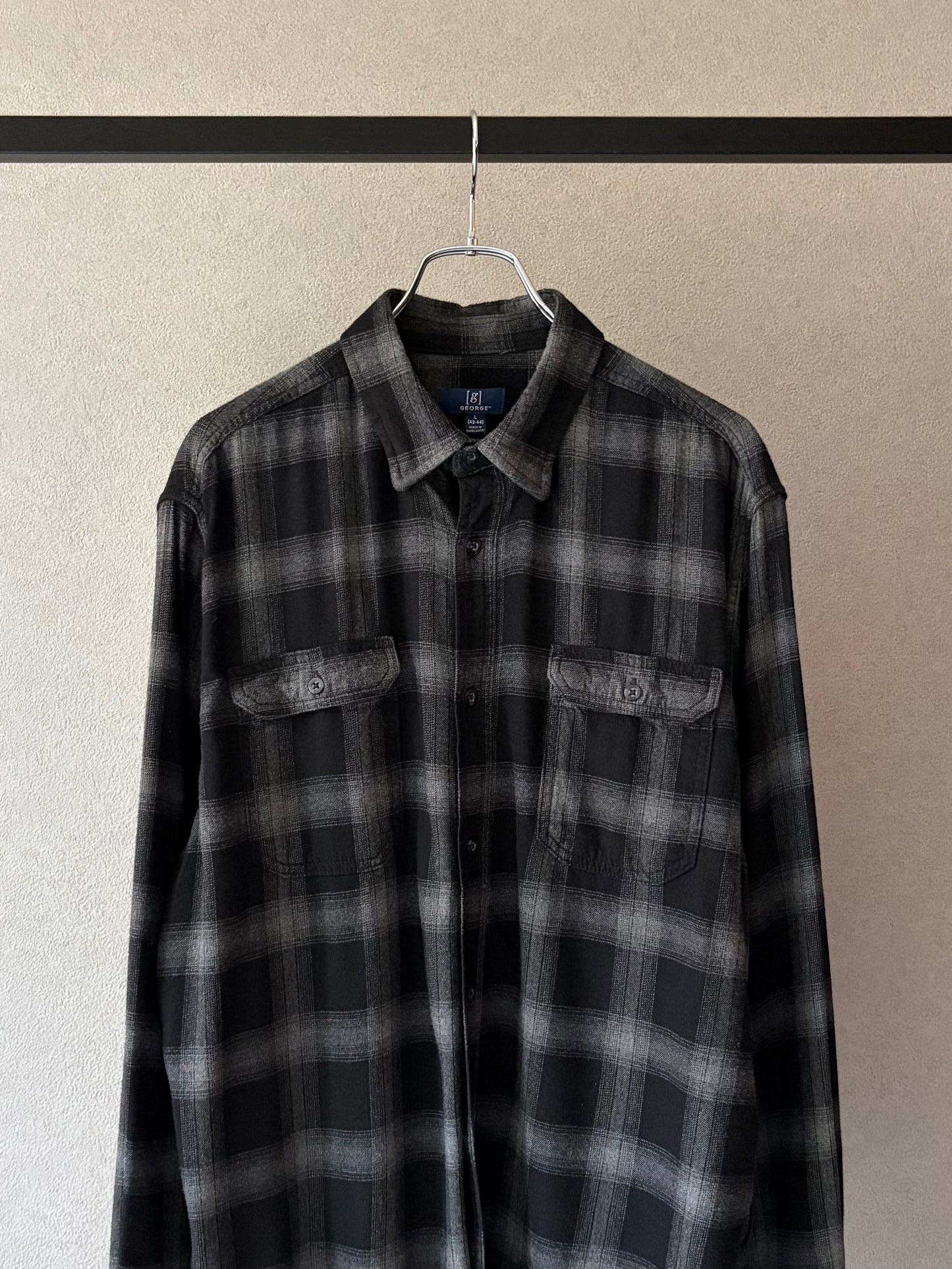 10's GEORGE light flannel shirt