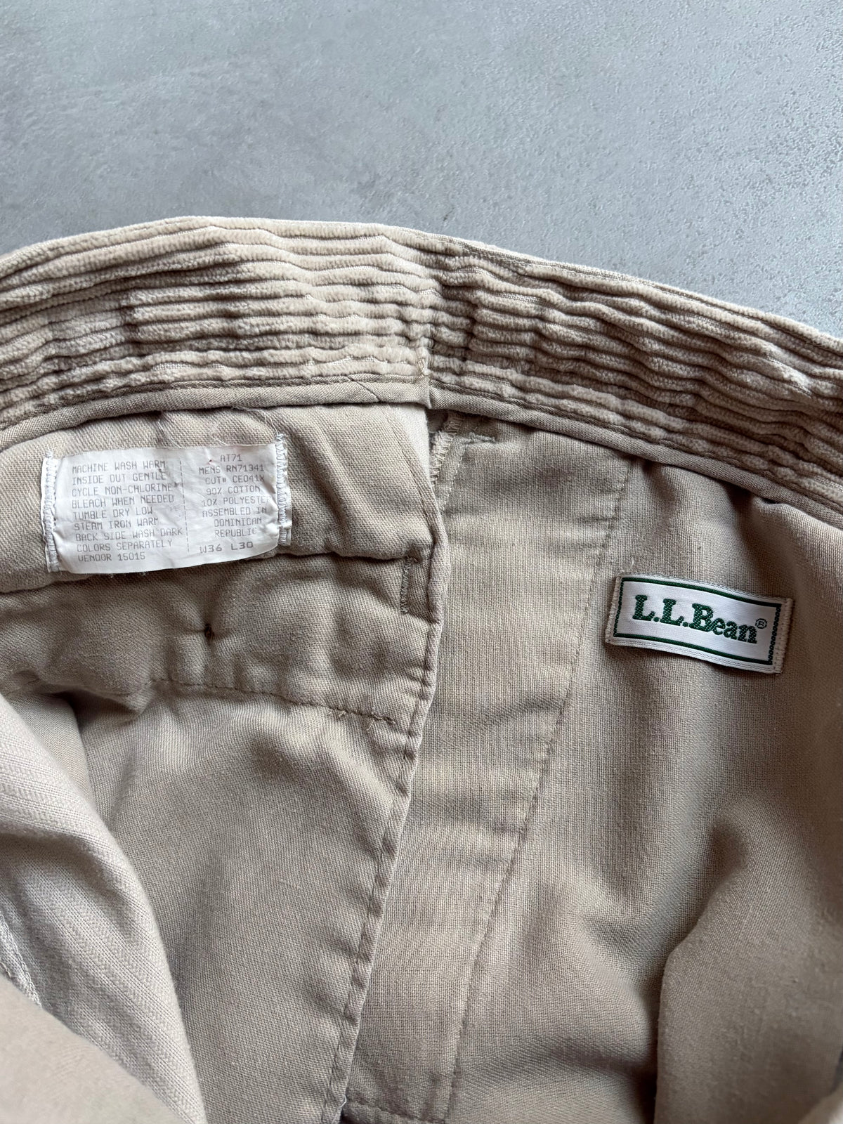 80's L.L.Bean corduroy pants