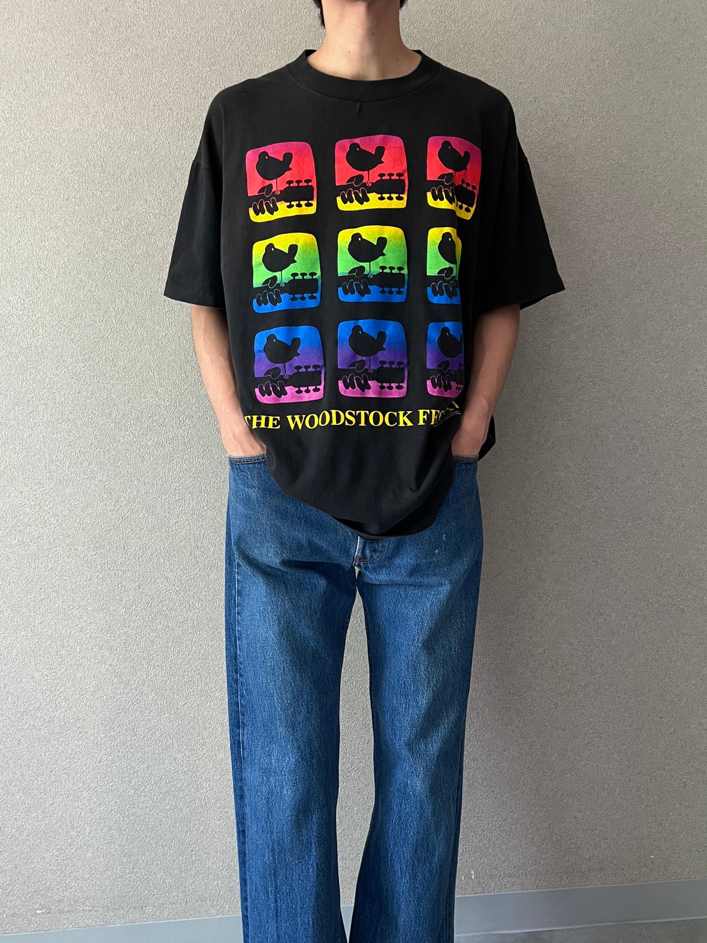 90's Woodstock music t-shirt “made in USA”