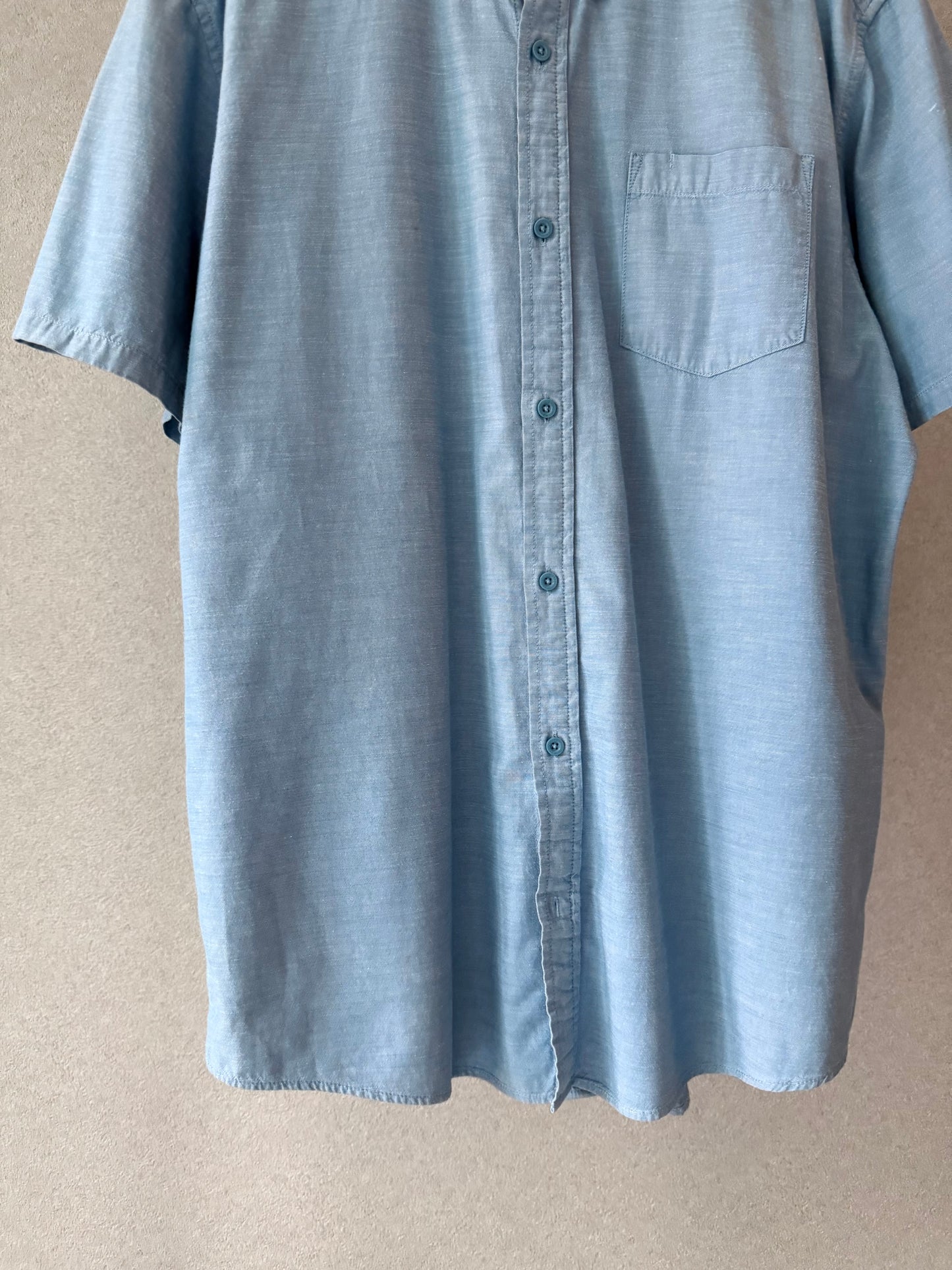 00's patagonia S/S chambray shirt