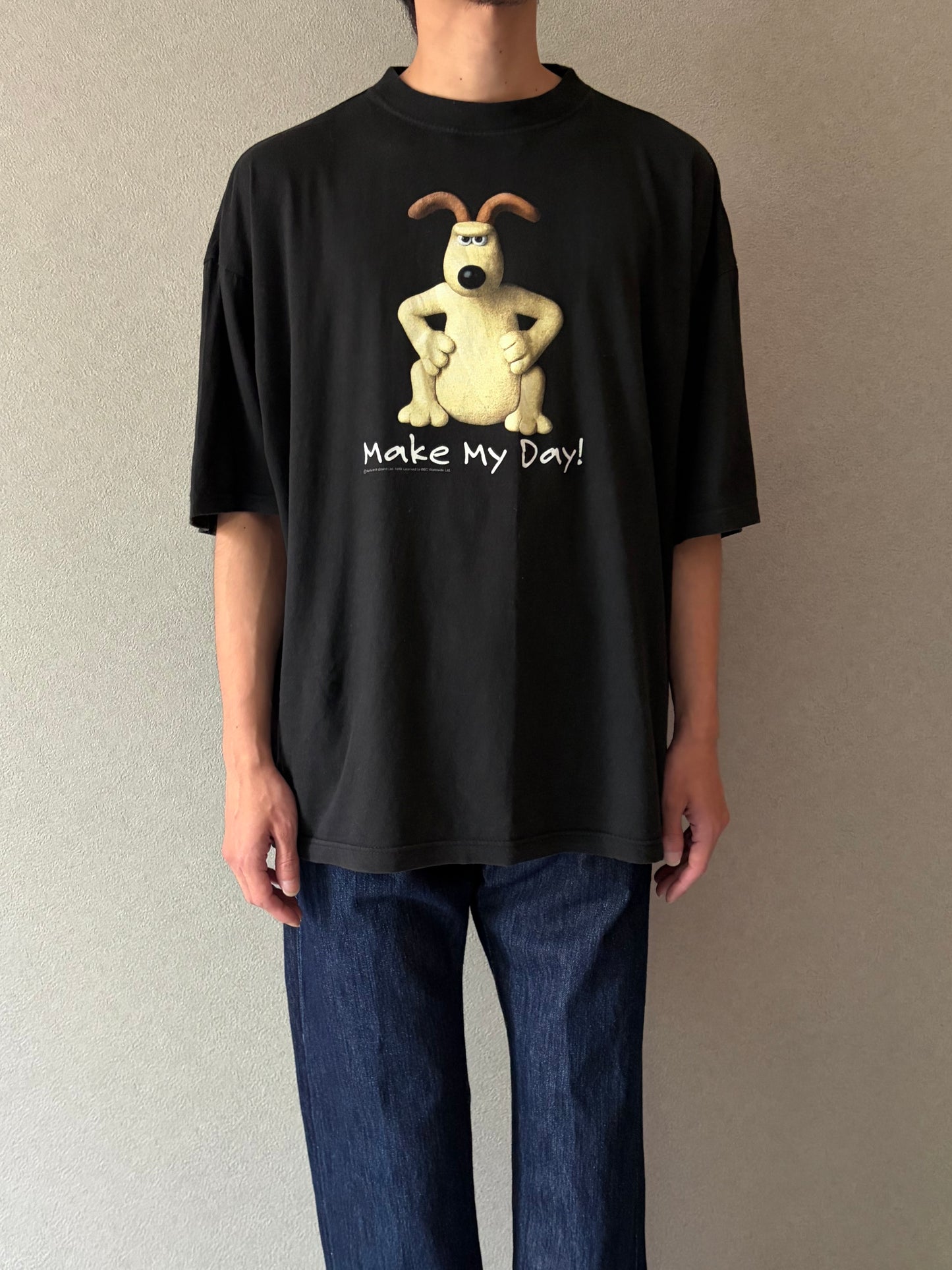 80's Wallace & Gromit print t-shirt