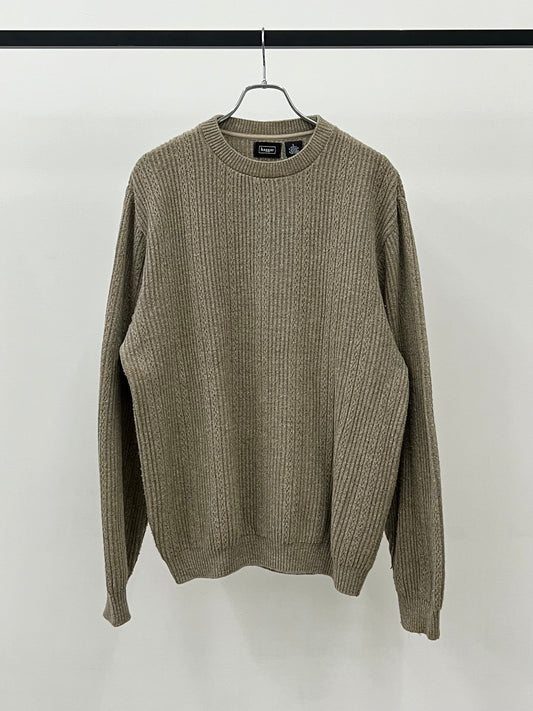 00's HAGGAR cotton knit sweater