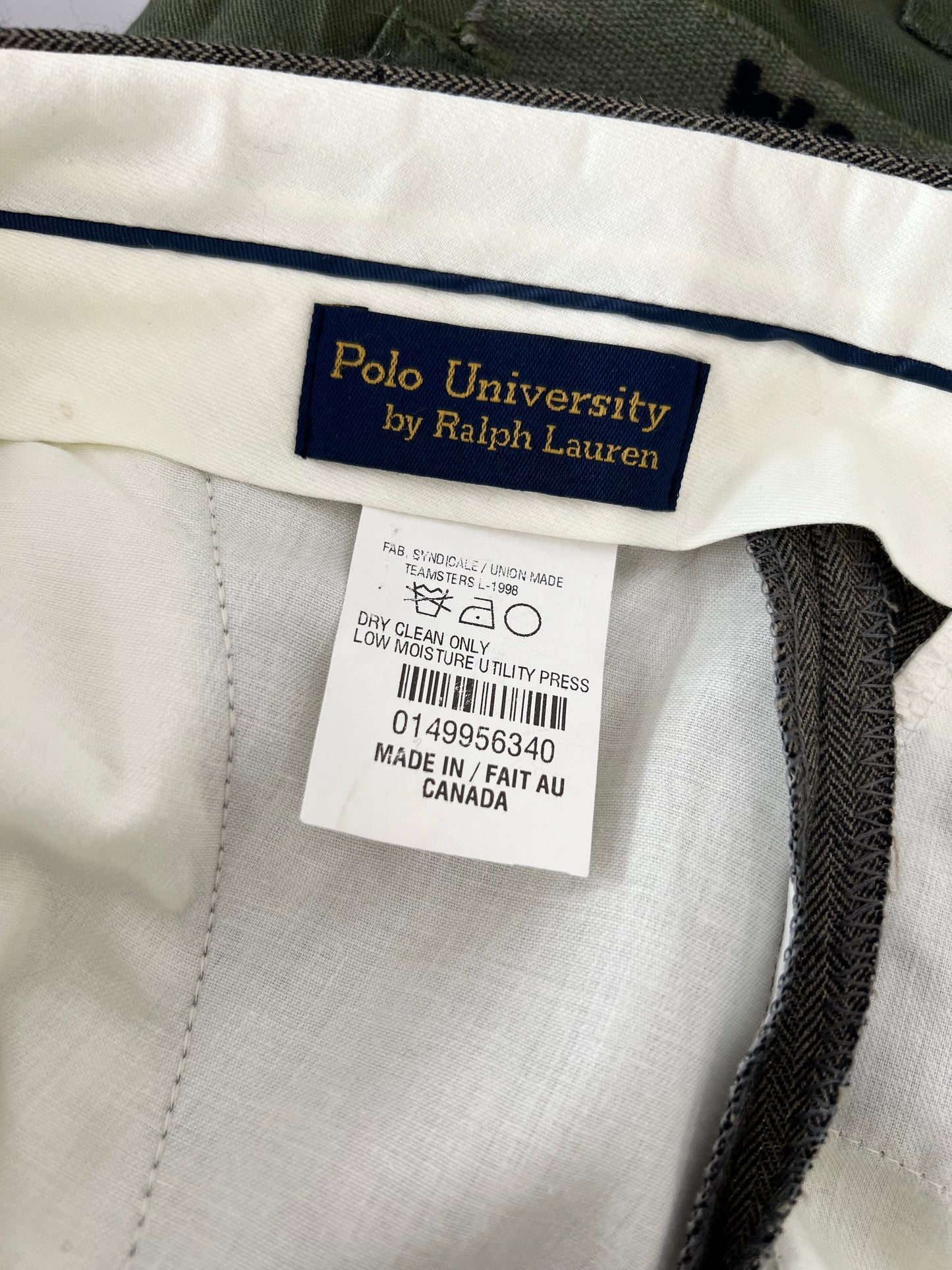 90's Polo University wool slacks