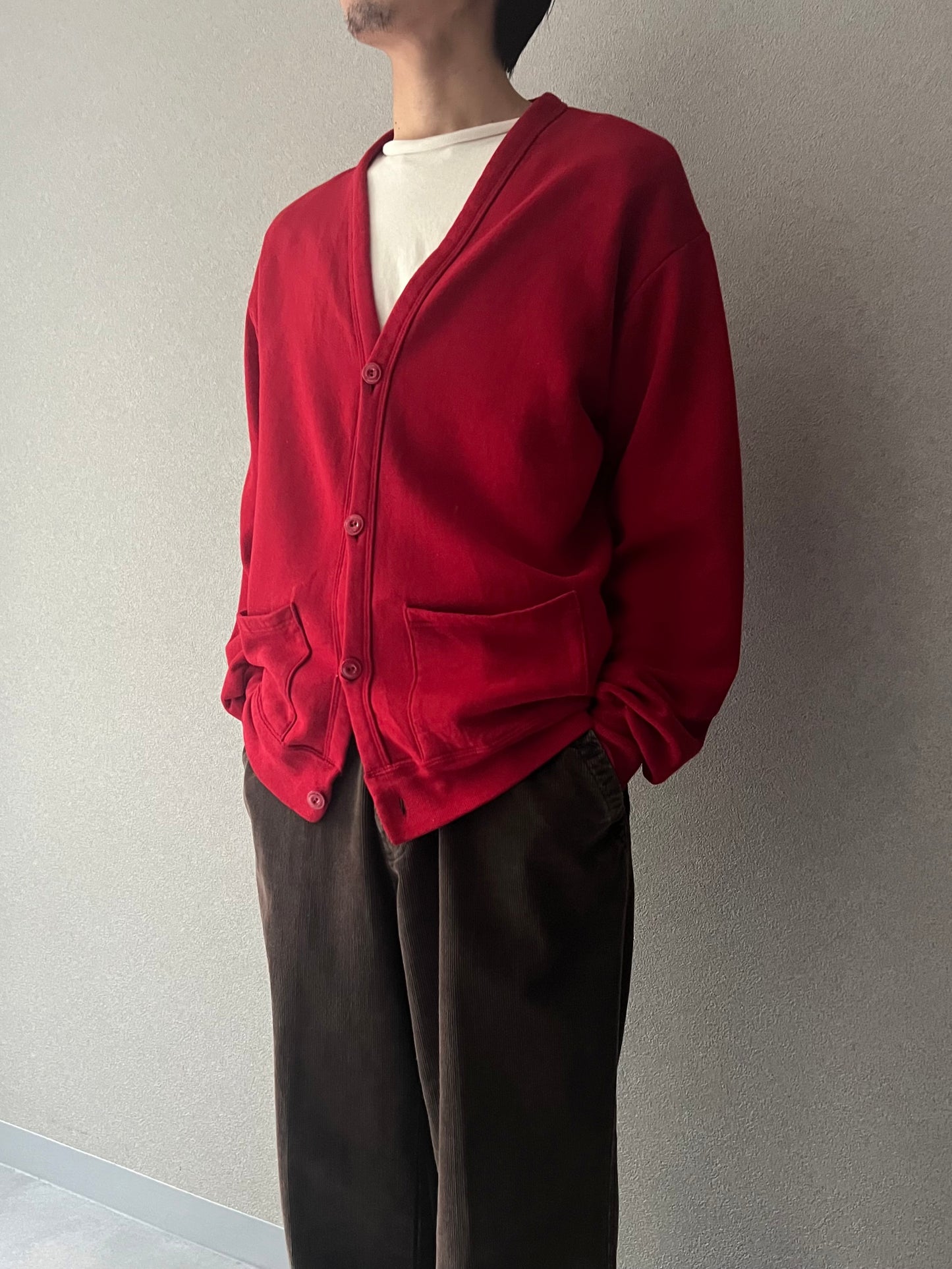 80's JERZEES sweat cardigan