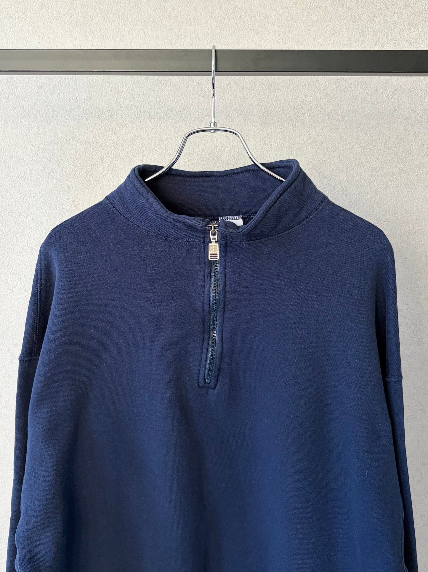 90's RUSSELL half zip sweater