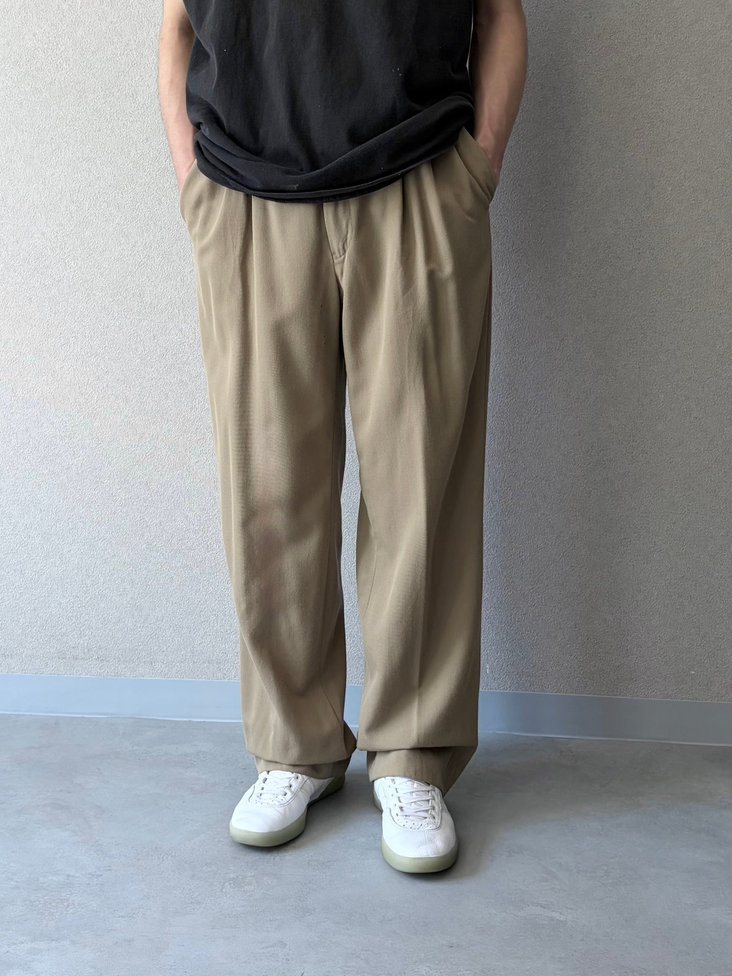 80's GIVENCHY wool slacks "Made in USA"