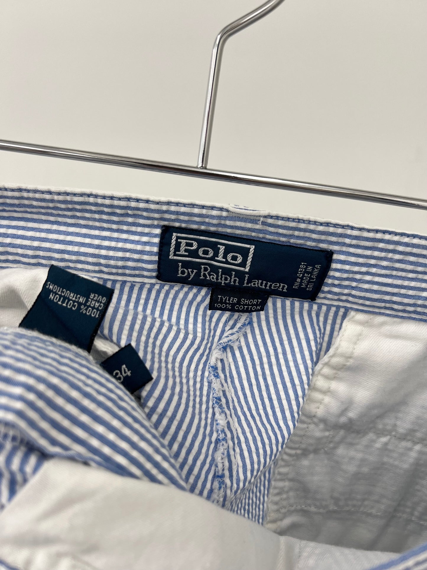90's Polo Ralph Lauren seersucker shorts