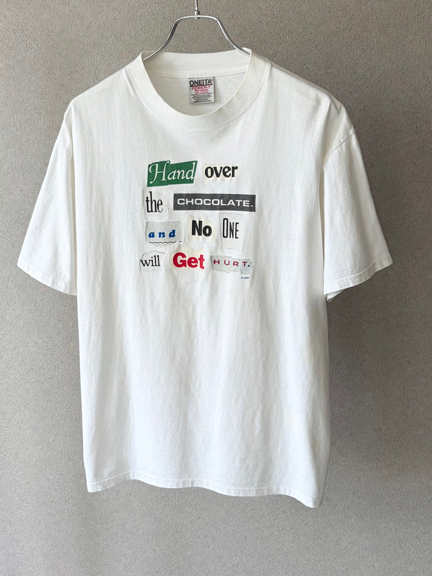 90's UNKNOWN message t-shirt