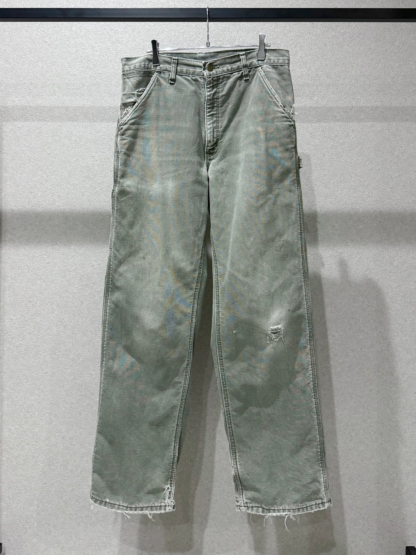 00's carhartt flannel lining painter pants