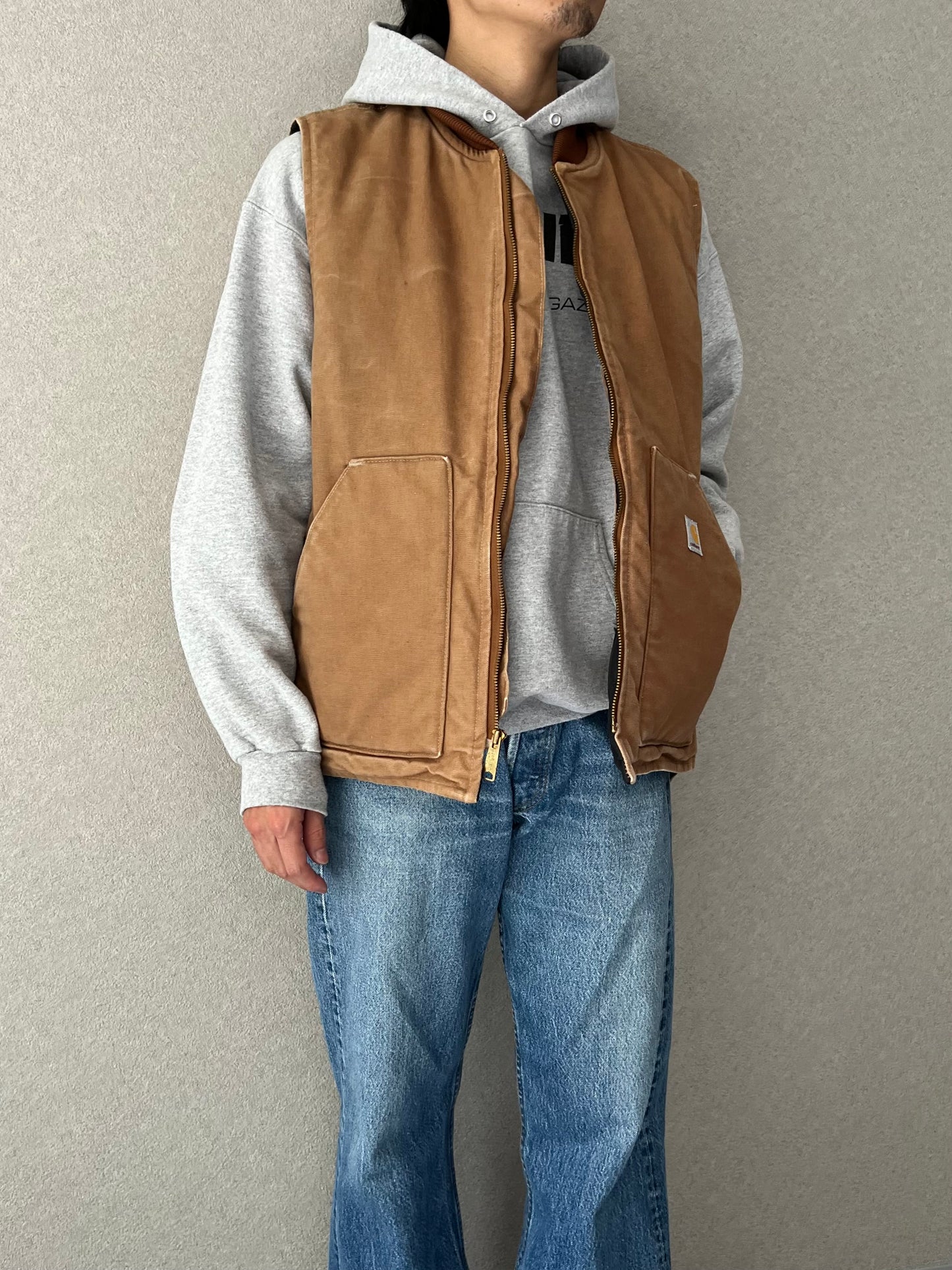 90's carhartt work vest "Made in USA"