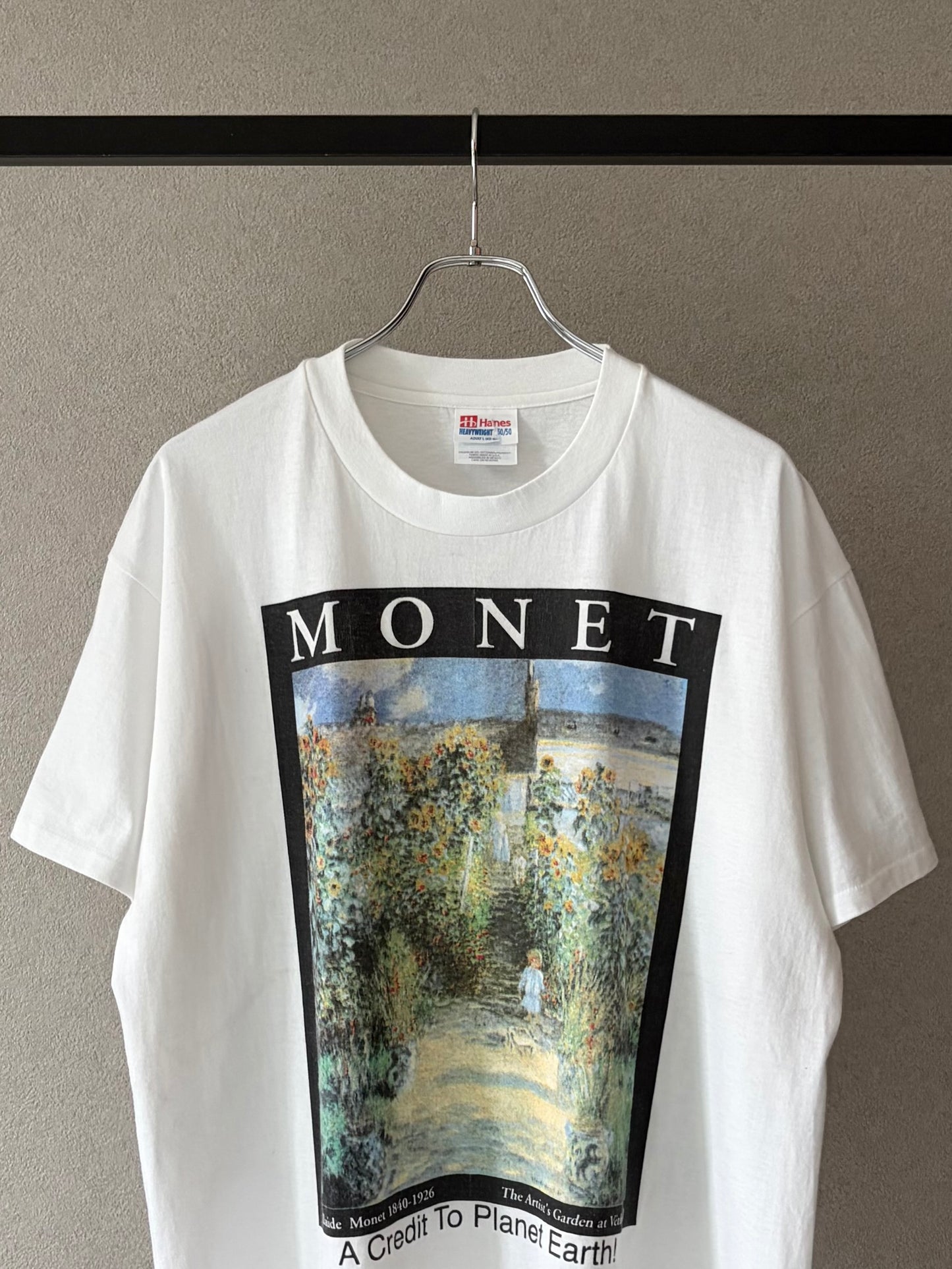 90's〜 CLAUDE MONET art t-shirt