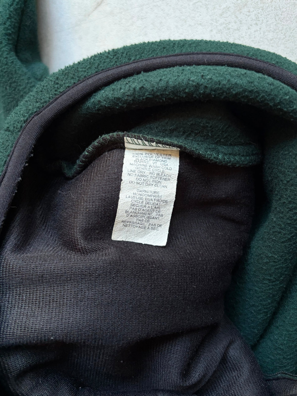 90's BLACK DIAMOND fleece jacket "Made in USA"