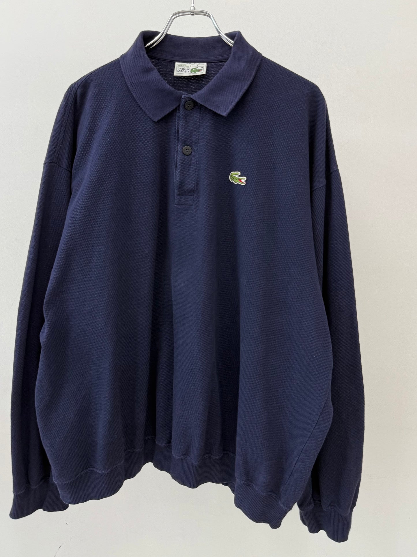 80's LACOSTE L/S polo shirt "Made in FRANCE"