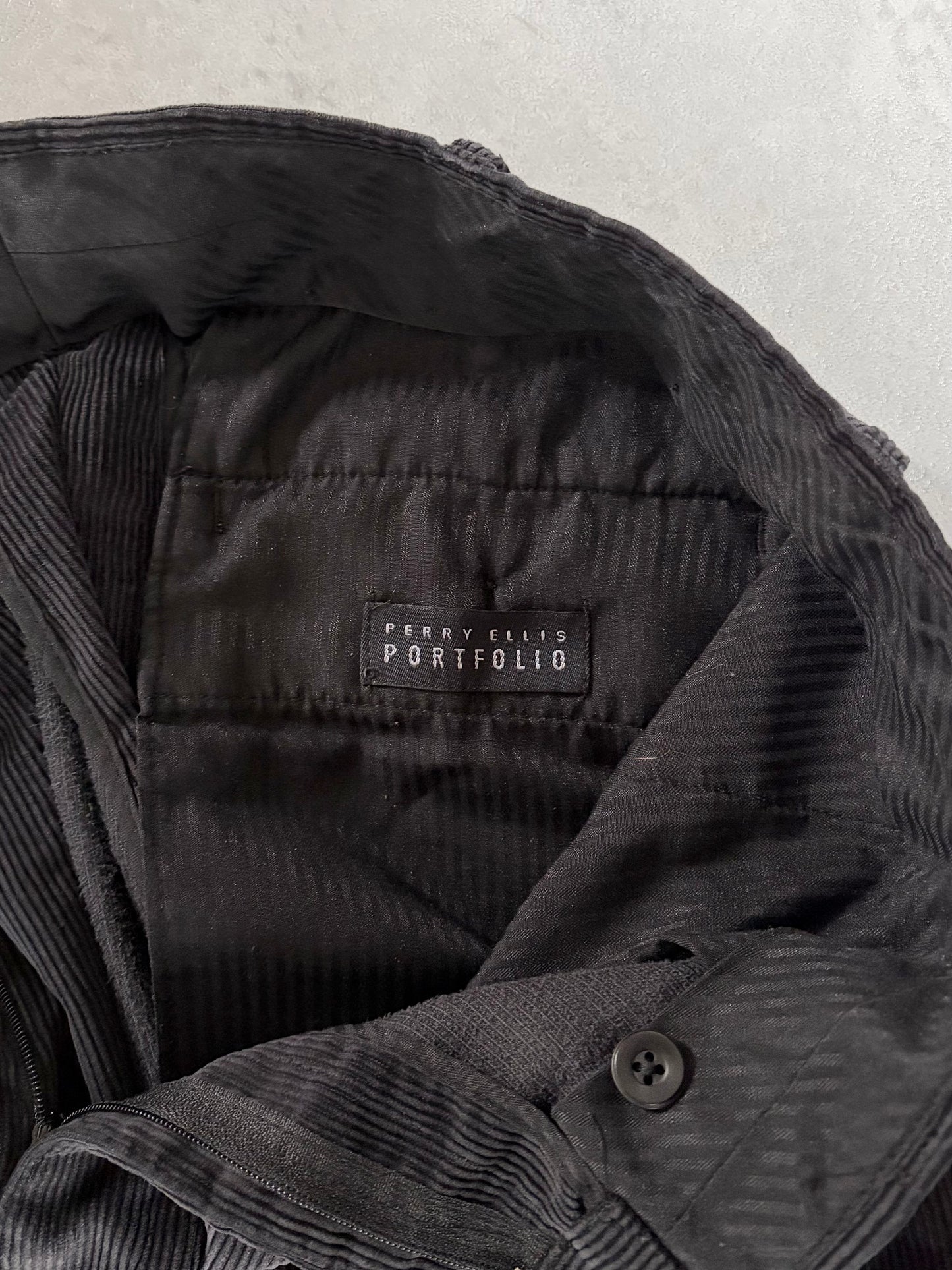 00's PERRY ELLIS corduroy slacks