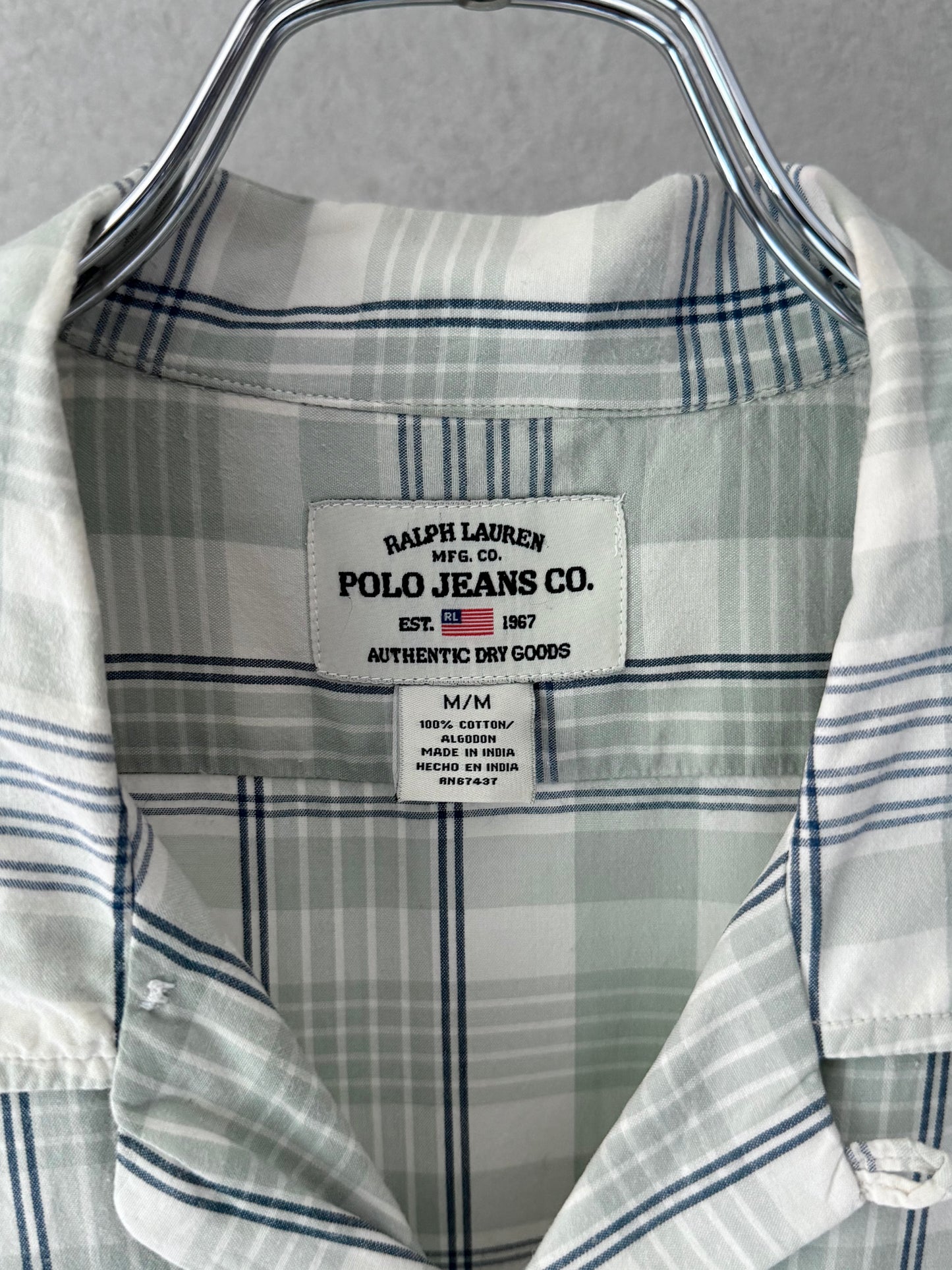 90's〜 POLO JEANS open caller shirt