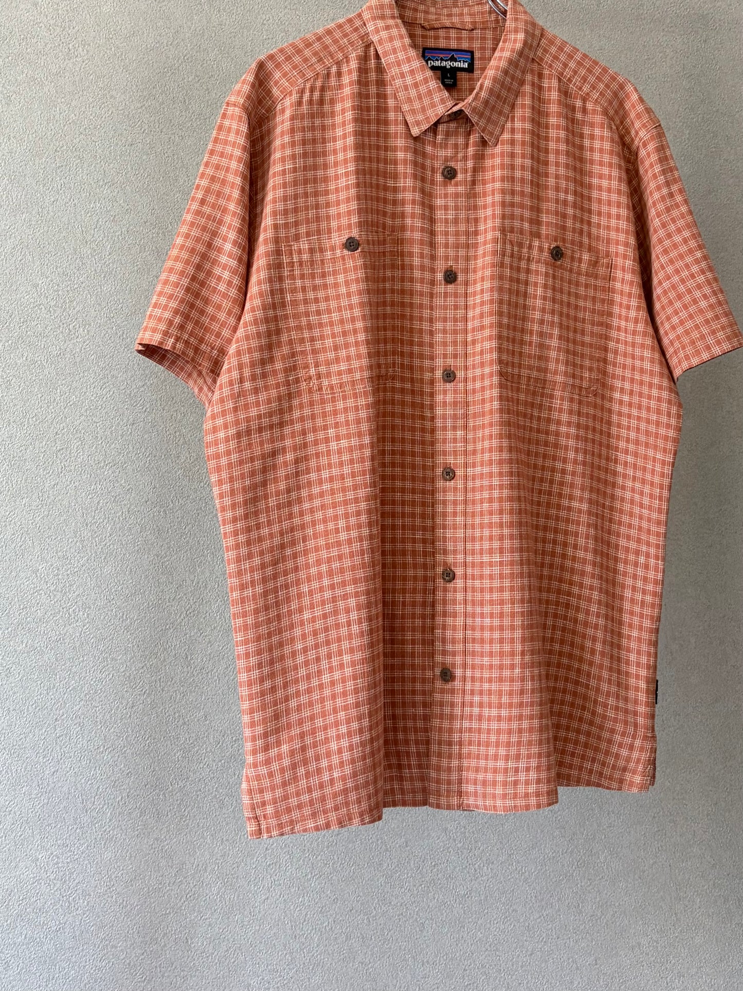 00's patagonia hemp×cotton shirt
