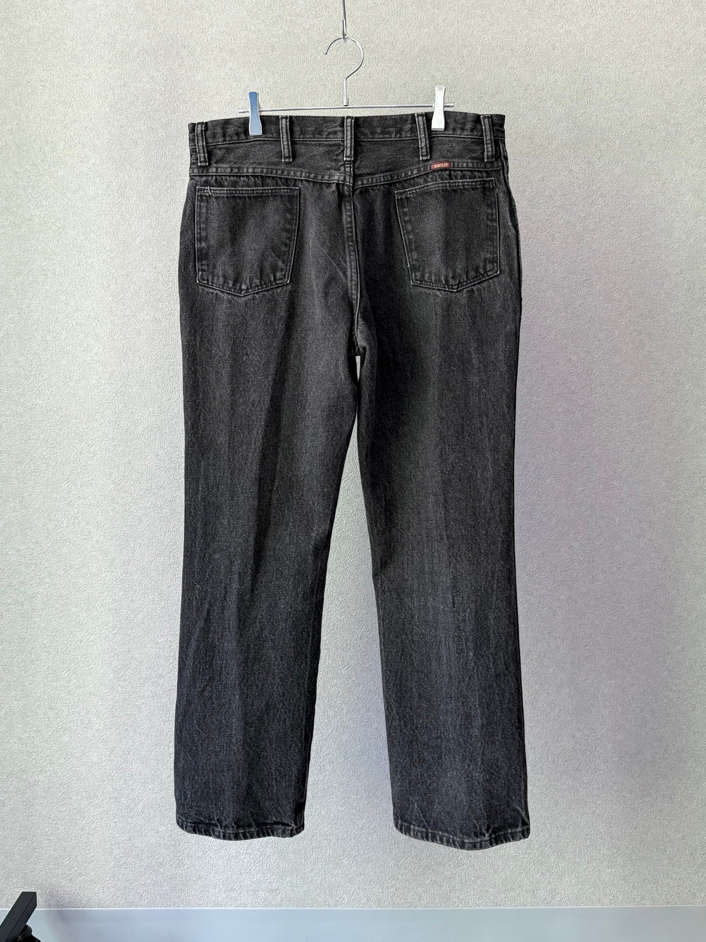 80's〜 RUSTLER yarn dyed denim pants "Made in USA"