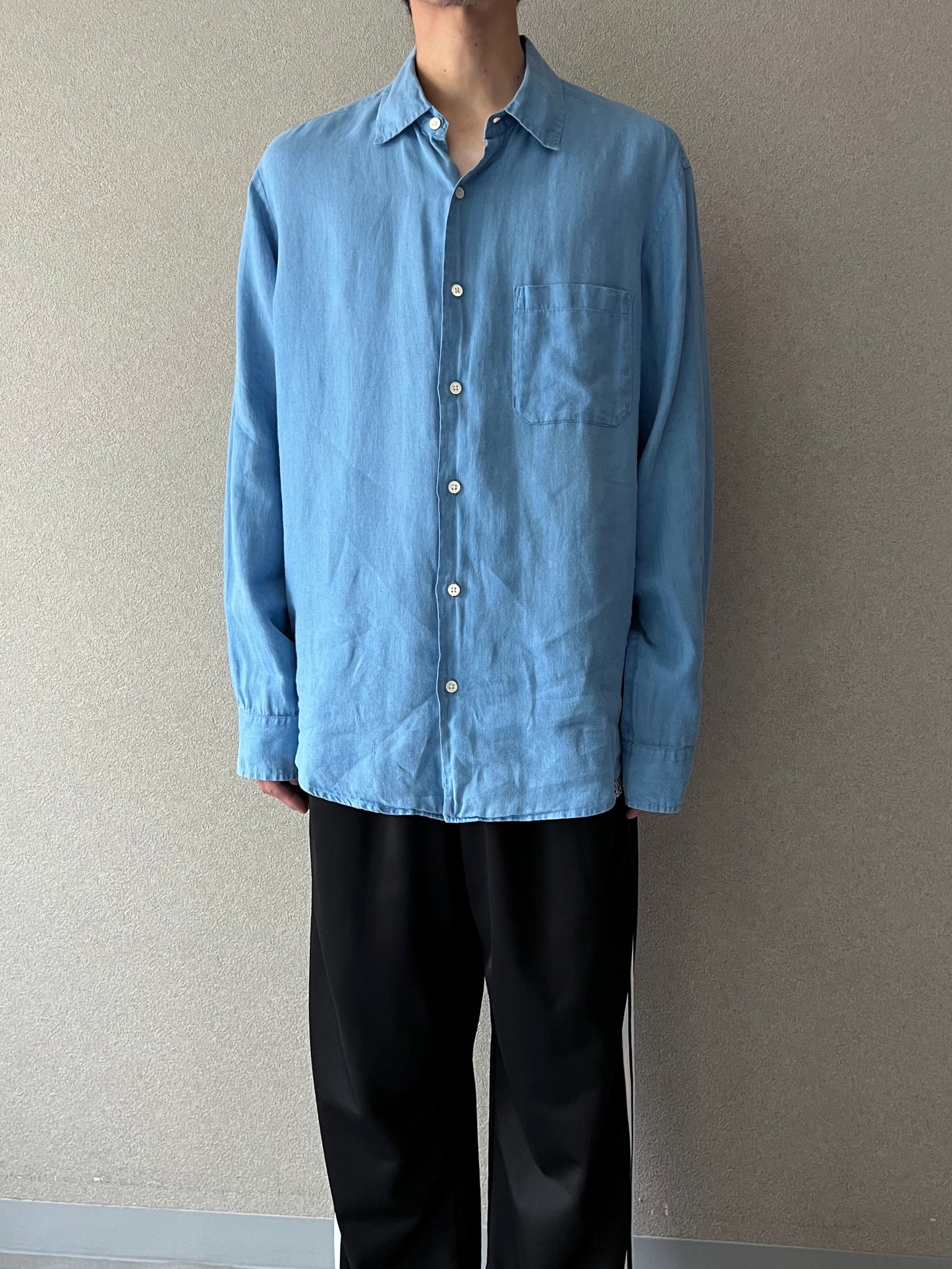 00's BANAN REPUBLIC linen shirt
