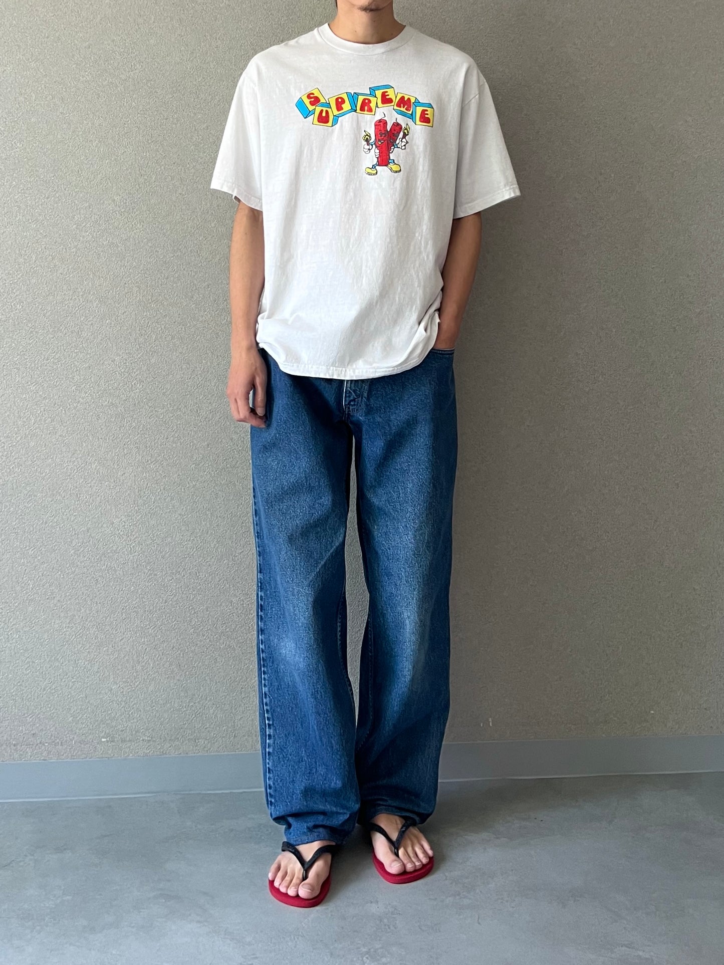 10's〜 SUPREME skate t-shirt "Made in USA"