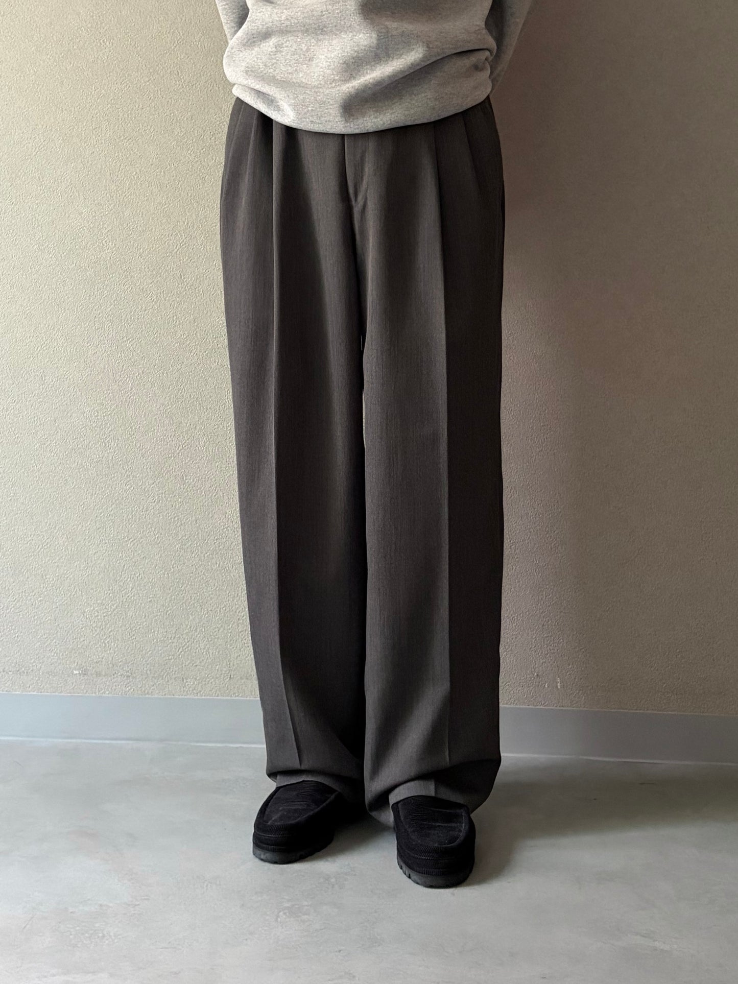 00's PRONTO UOMO wool slacks