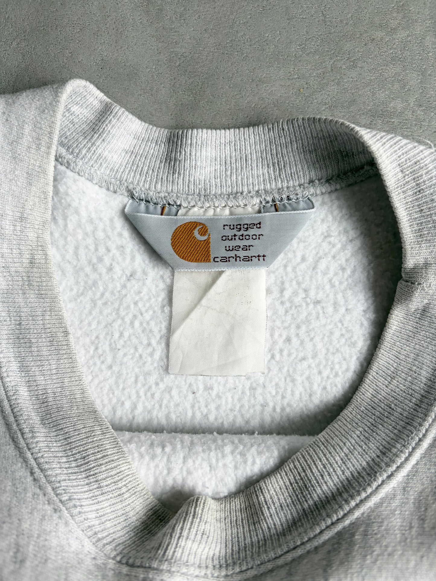80's carhartt reverse weave type sweater