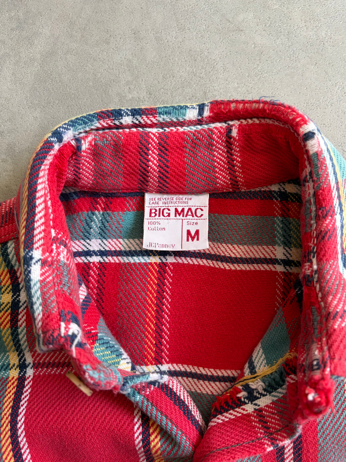 70's BIGMAC flannel shirt "Made in USA"