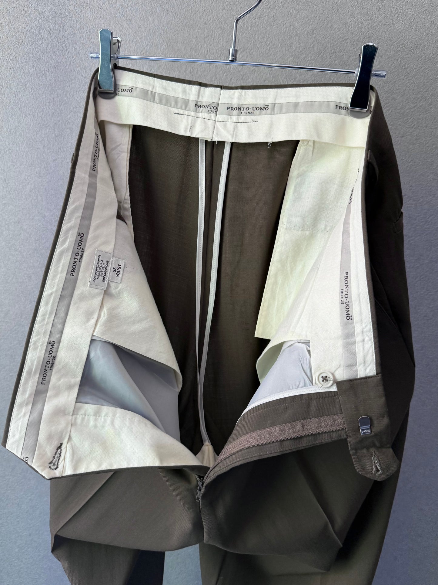 00's PRONT OUMO slacks "Made in ITALY"