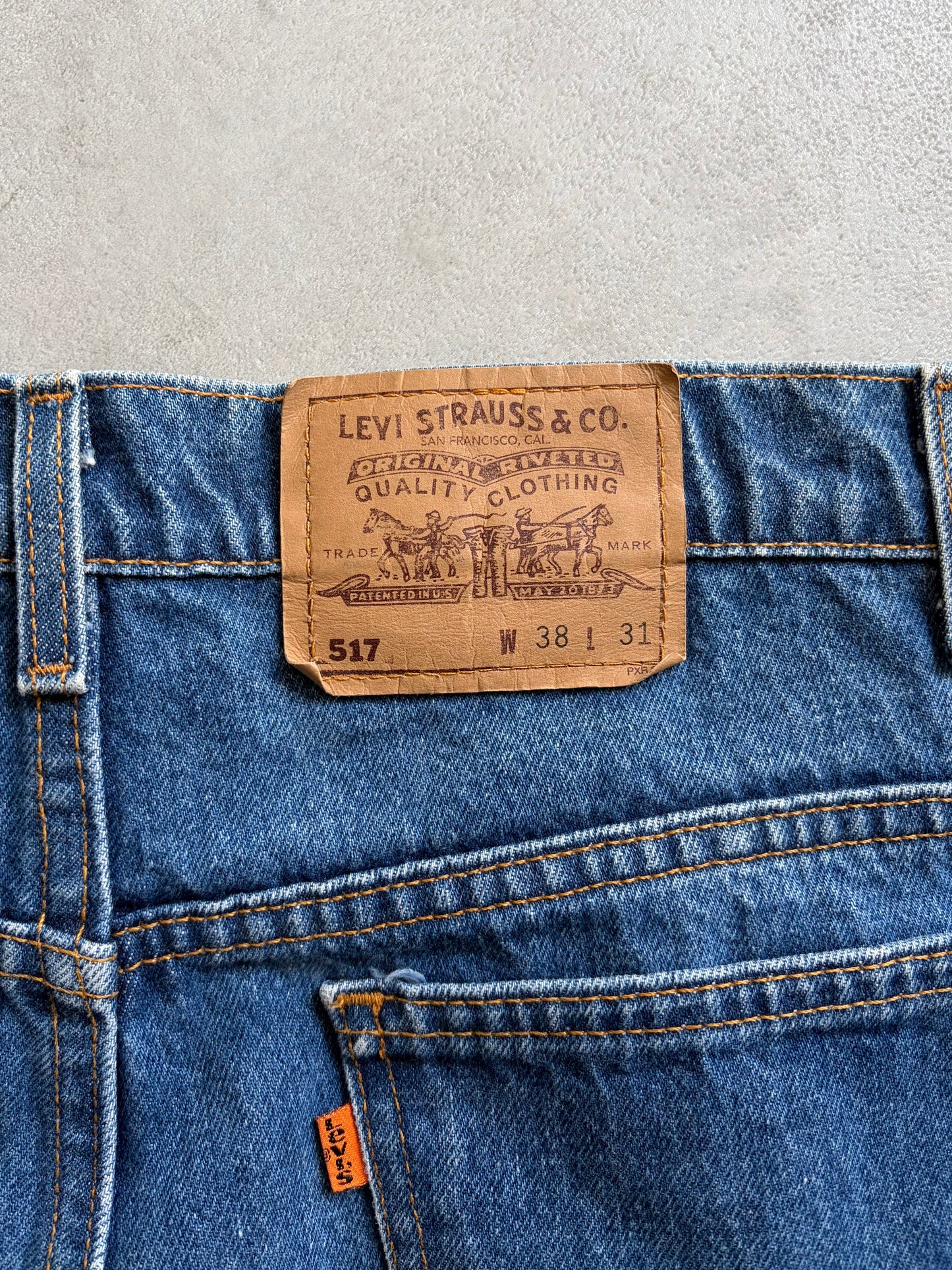 90's Levi's 517 denim pants "Made in USA"