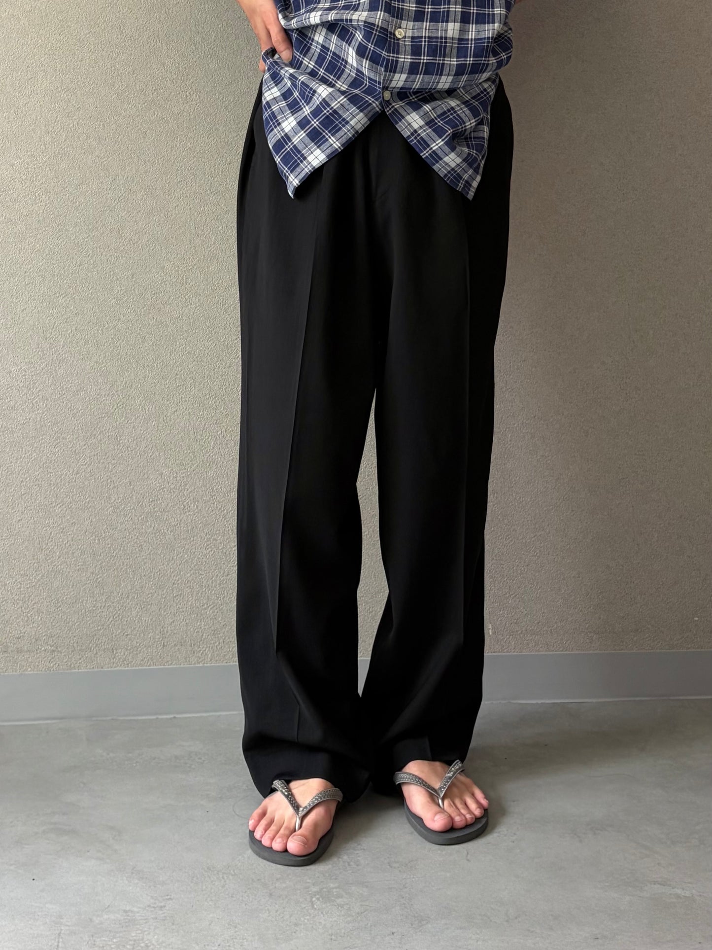 90's Lucca Naturale wool slacks "Made in ITALY"