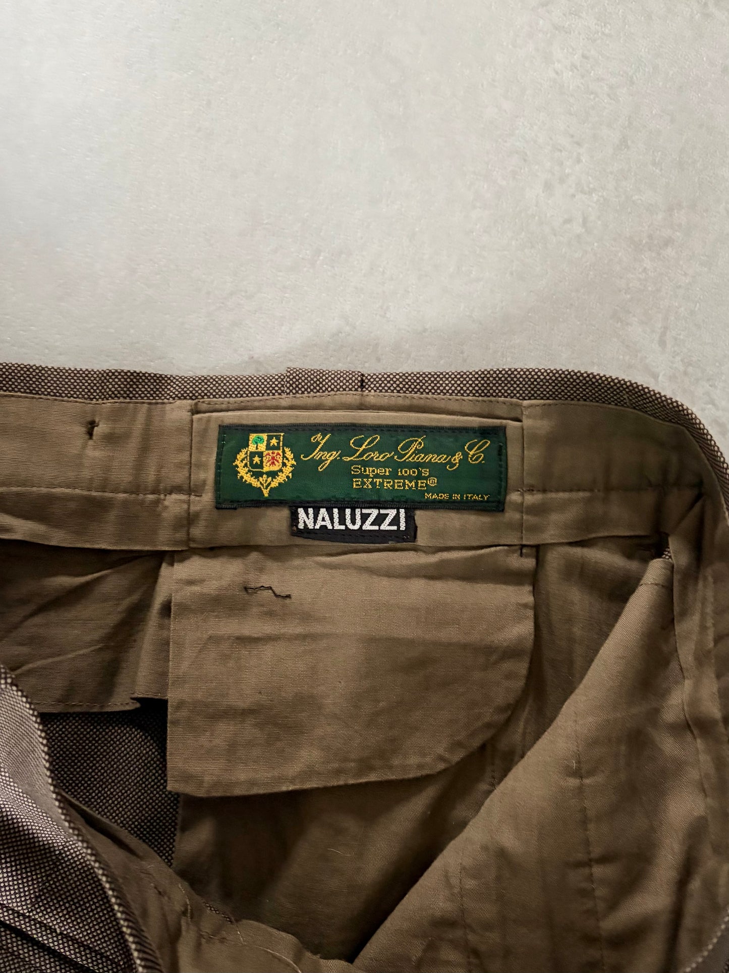 90's Loro Piana wool slacks "Made in ITALY"