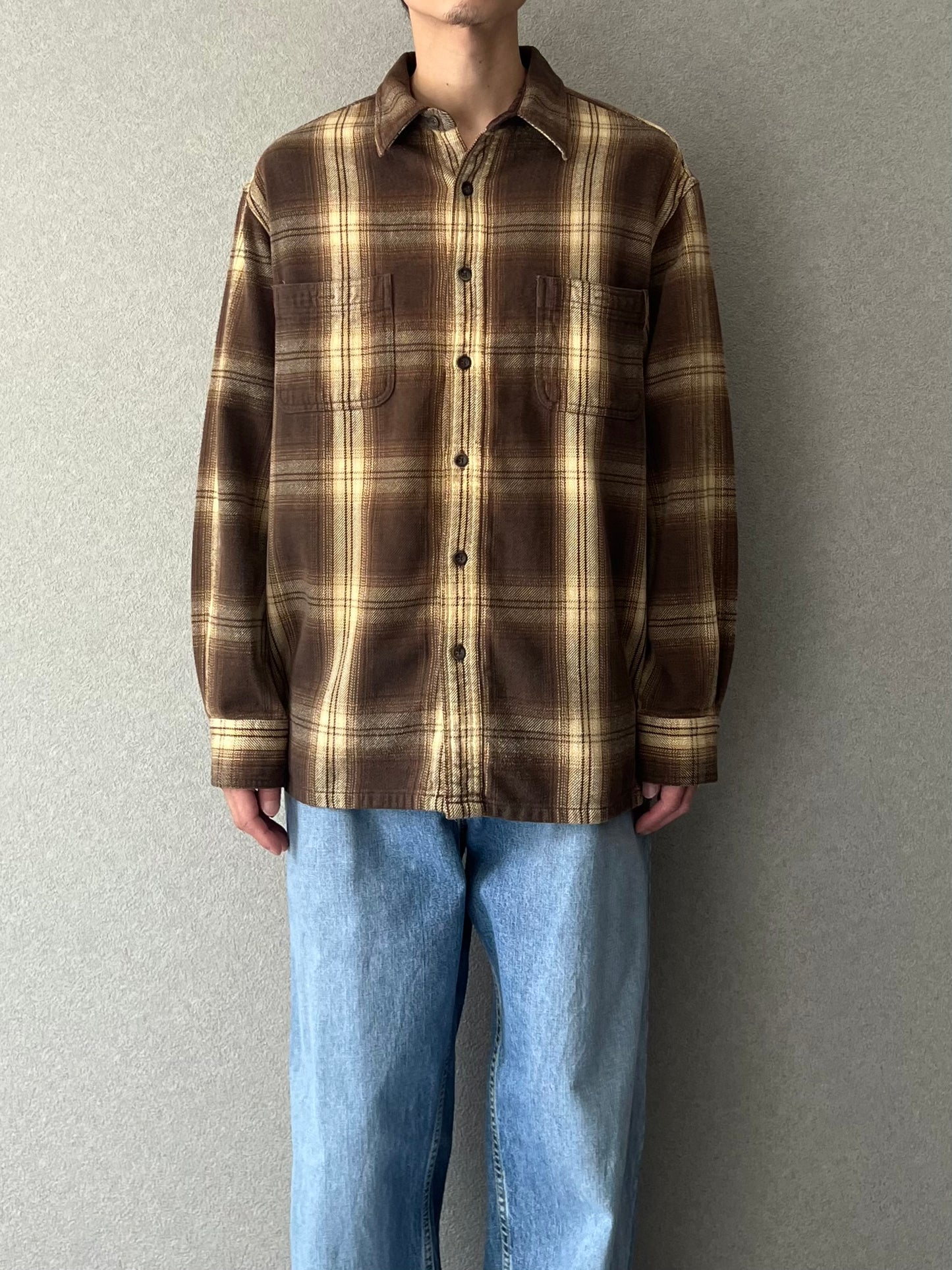 00's ST. JOHN’S BAY flannel shirt