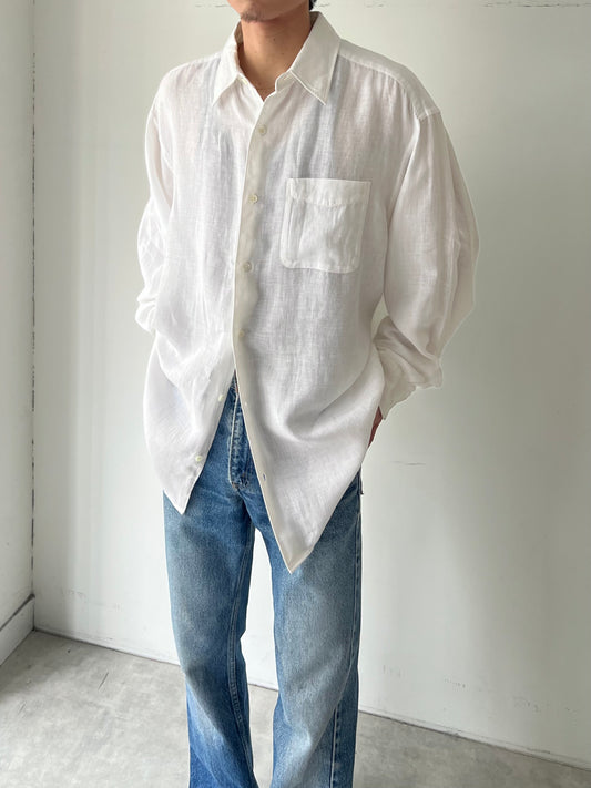 00's BANANA REPUBLIC linen shirt