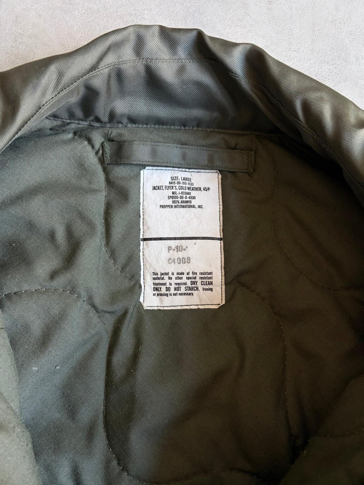00's US.AIR FORCE CWU-45P flight jacket