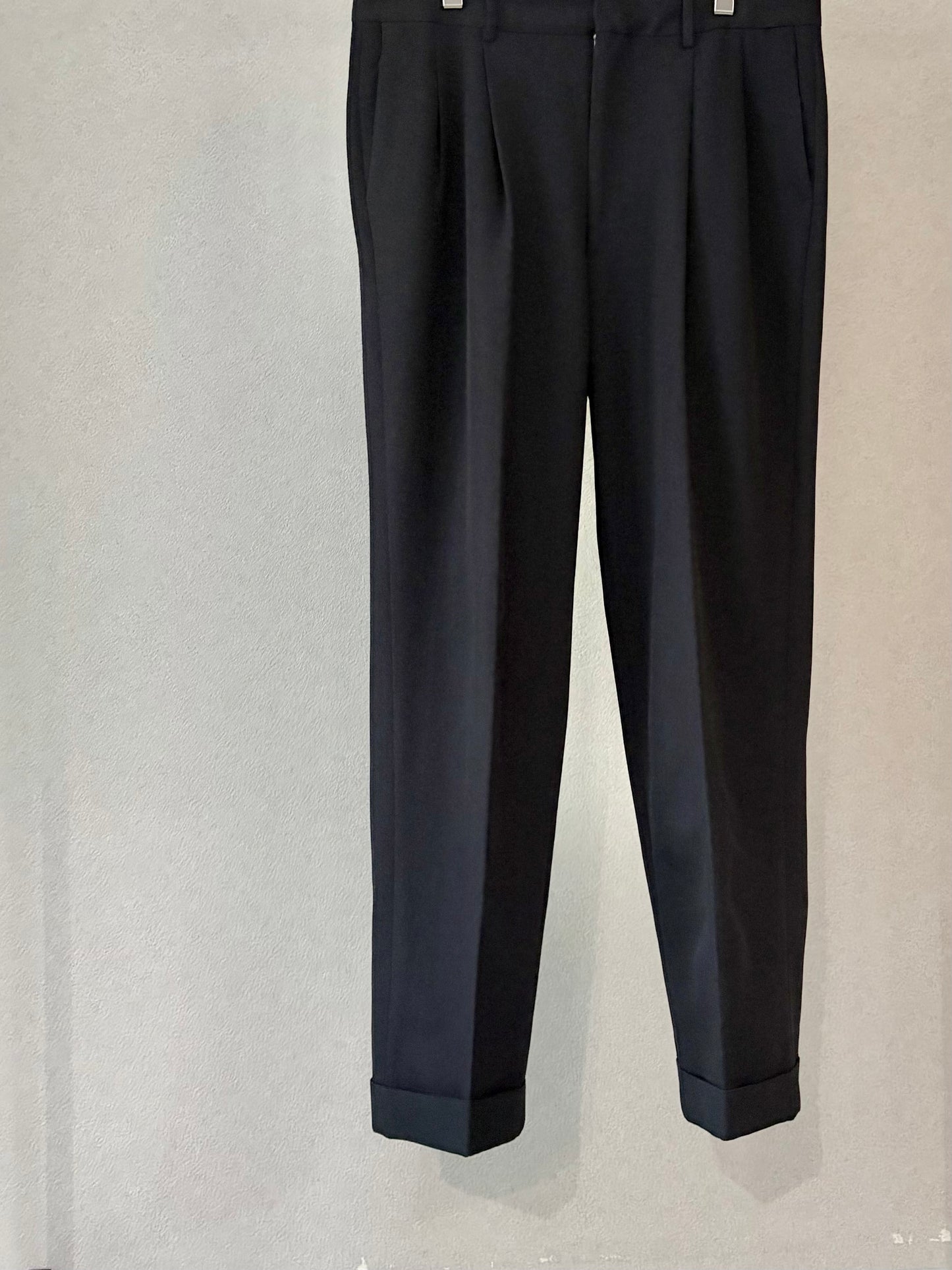 90's BANANA REPUBLIC wool × nylon slacks "Made in ITALY"