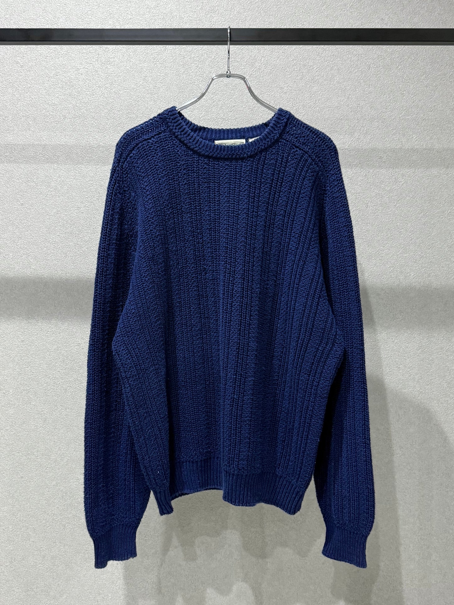 90's ST.JOHN'S BAY ramie×cotton knit sweater