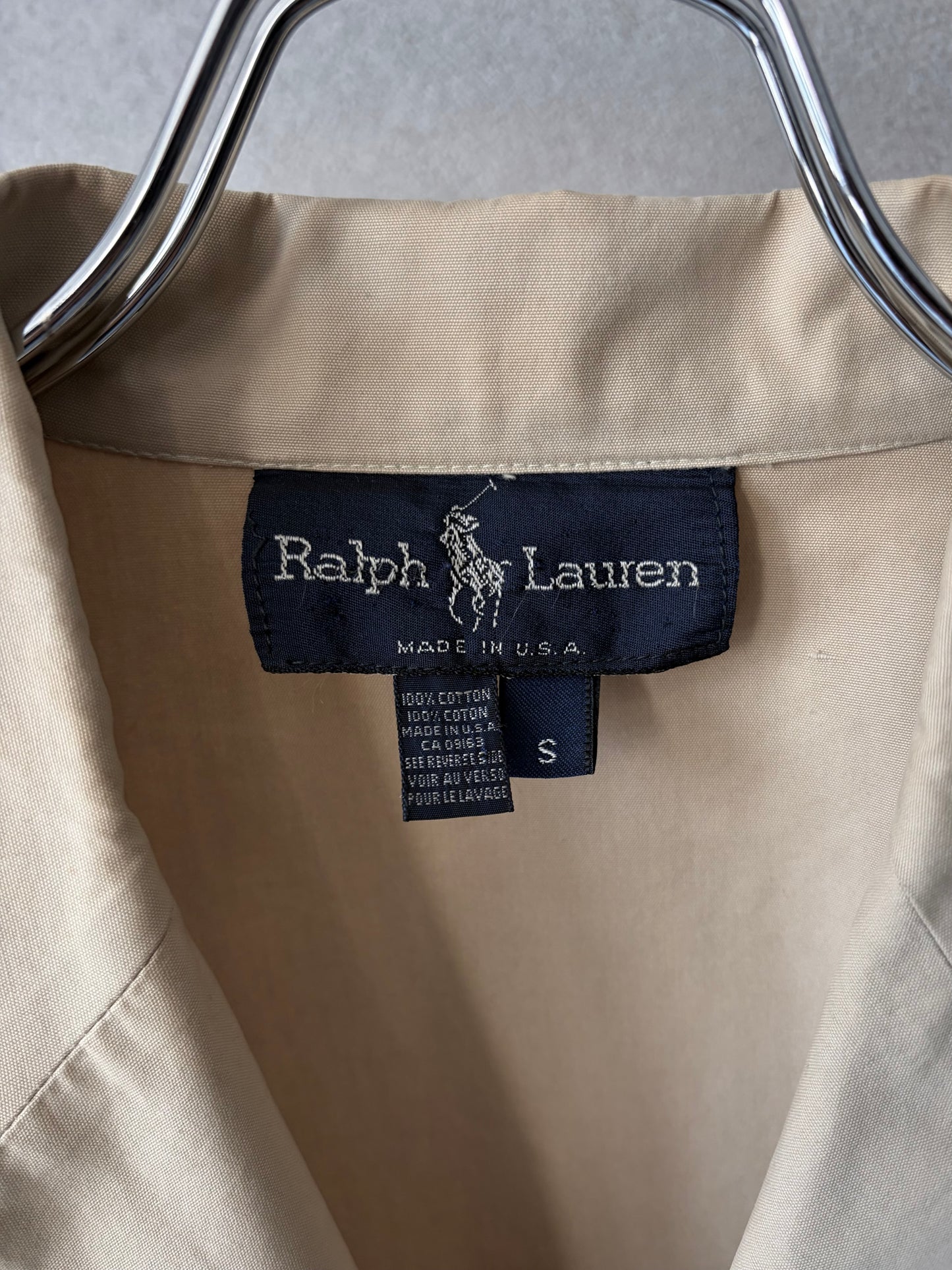 80's Polo Ralph Lauren cotton tailored jacket "Made in USA"