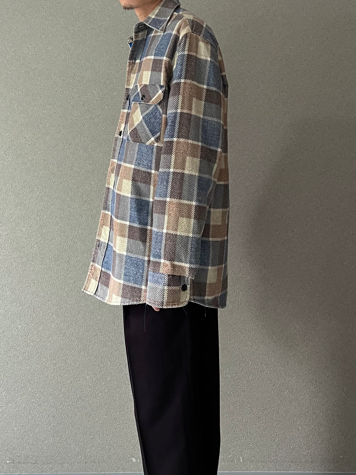 80's Fieldmaster quilting lining flannel shirt