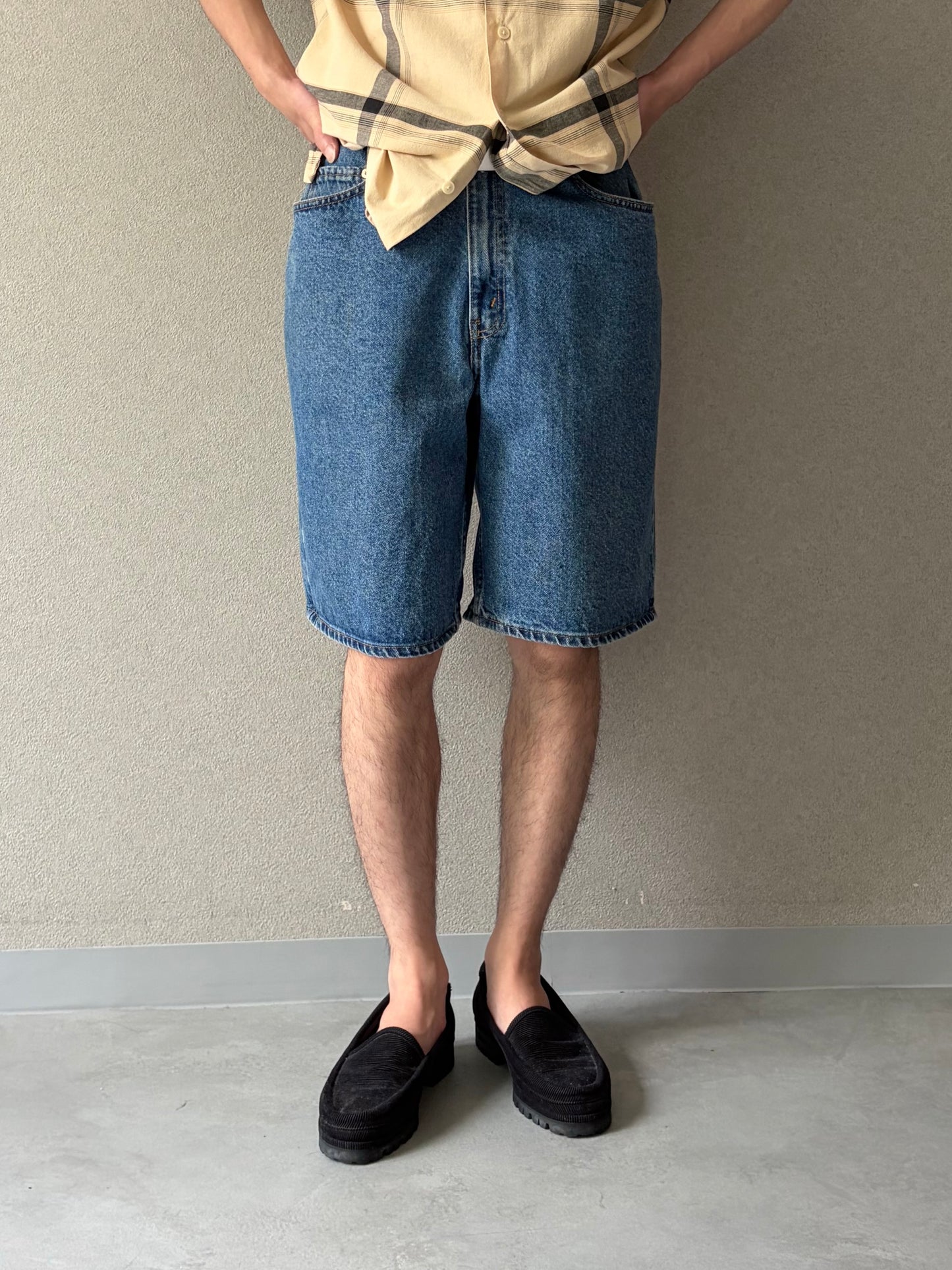 00's Levi's 550 denim shorts “Made in MEXICO”